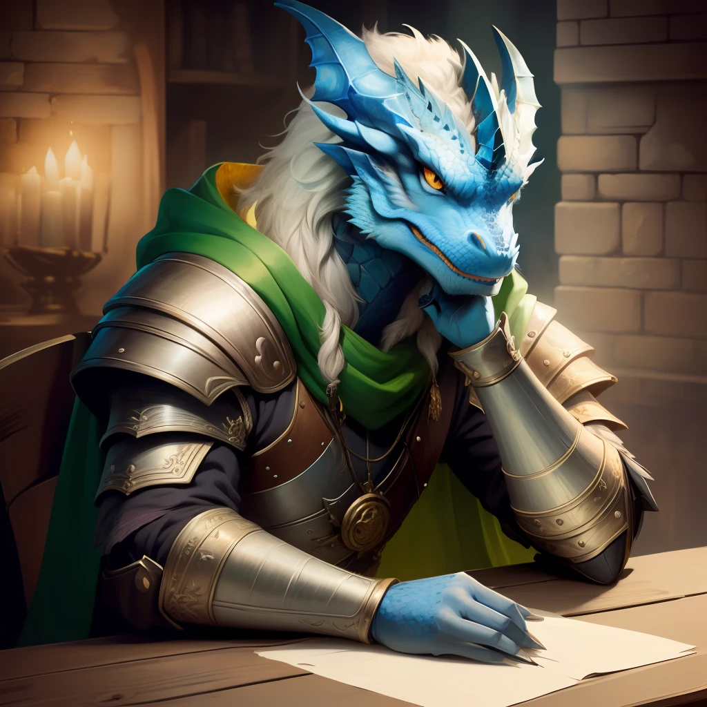 Anthropomorphic cartoon dragon