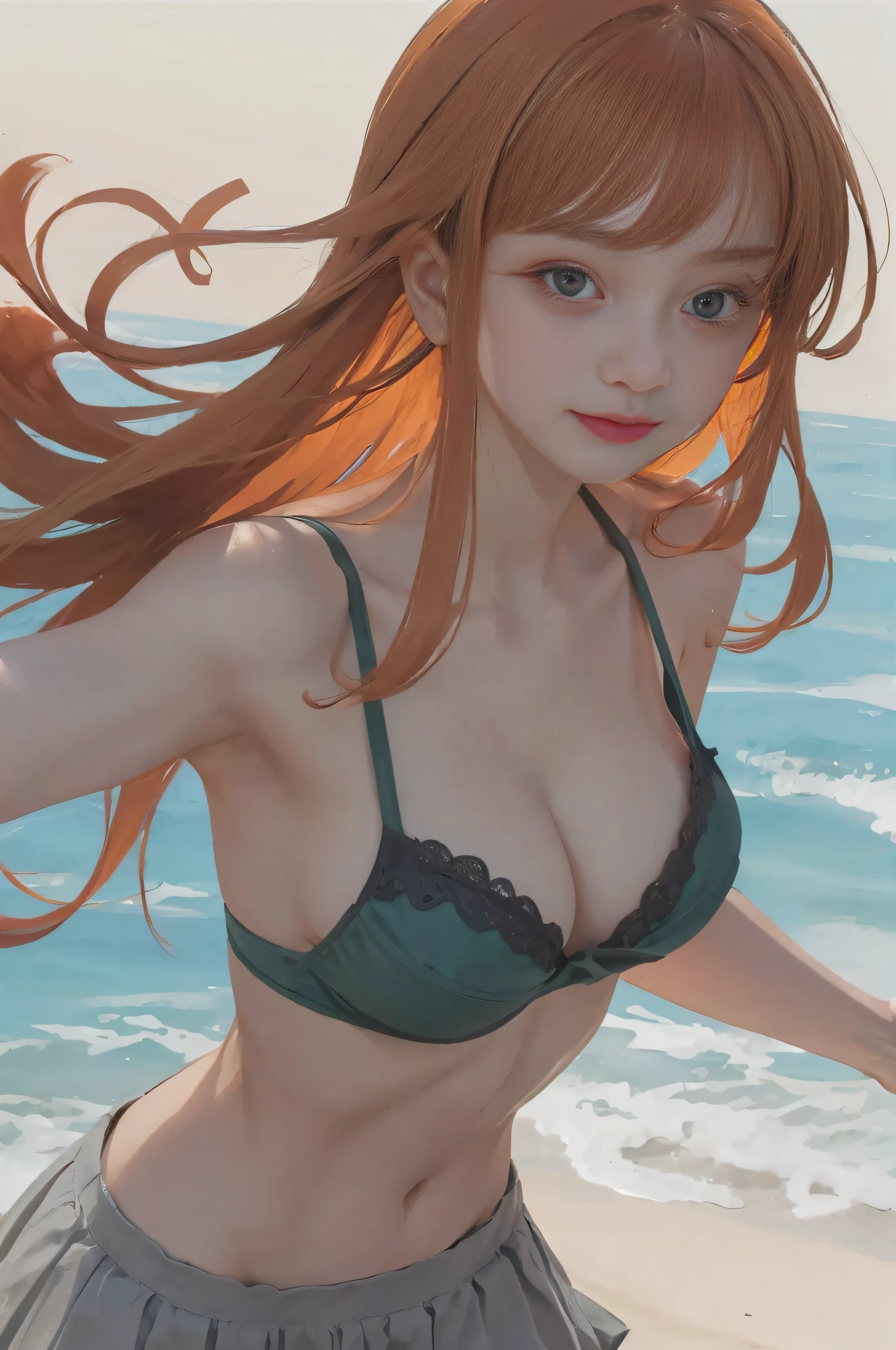 tmasterpiece, Best picture quality, high high quality, Beutiful women, jpn, Popular Korean makeup, A detailed, Swollen eyes, Detailed eyes, Detailed skins, Beautiful skins, 超A high resolution, (Realistis: 1.4), is very beautiful, Slightly younger face, Beautiful skins, Slim, (Ultra photo realsisim), (illustratio), (A high resolution), (8K), (The is very detailed) (Most Best Illustration), (Beautiful detailed eyes), (ultra-detailliert), (the wallpaper), (A detailed的脸), looking at viewert, finely detailled, A detailed的脸,pureerosfaceace_V1,ssmile,Staring straight ahead,Staring straight ahead,From the angle of waist up,photograph of-realistic,Bright lights,profesional lighting,brunette color hair(some of hair part green),long whitr hair,Dark ruins,Big Red Moon,Gorgeous red and black dress,Mature woman,Long fashion bangs,Purple pupils