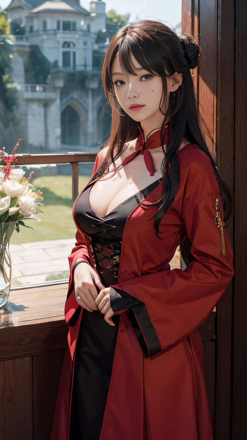 (1girll:1.3)、Red clothes,独奏、__Body parts__、offcial art、统一 8k 壁纸、ultra - detailed、Beauty and aesthetics、 beautiful、tmasterpiece、best qualtiy、Fantastical Atmosphere、calm color palette、Tranquil Mood、soft shade、Charisma spells、vignettes、Witch duties、