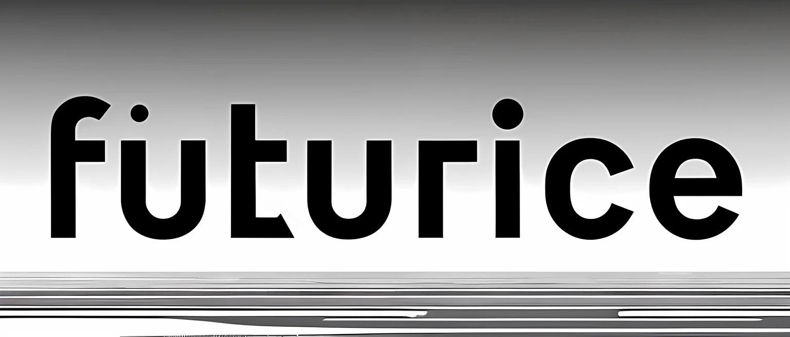 a black and white picture of the word future ice, studion lighting, retrofutur, futurustic, futuristic production, retrofutistic, futured, turbosquid, black and white logo, futurism, suntur, tsuruda, wit studio official media, futureistic, hortorium, tumultuous, pictorial logo, wit studio