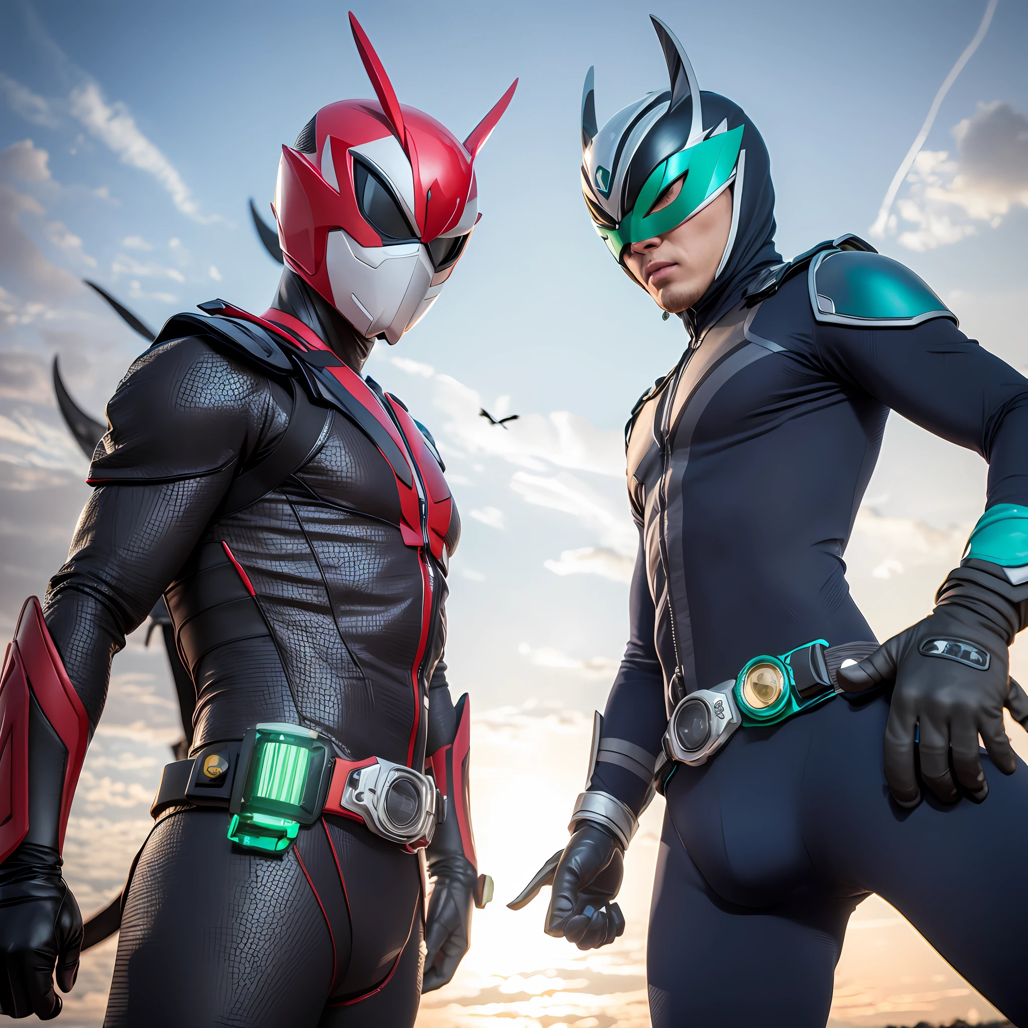 Kamen Rider Doomsday Wind
Grasshopper mask
Belt gloves