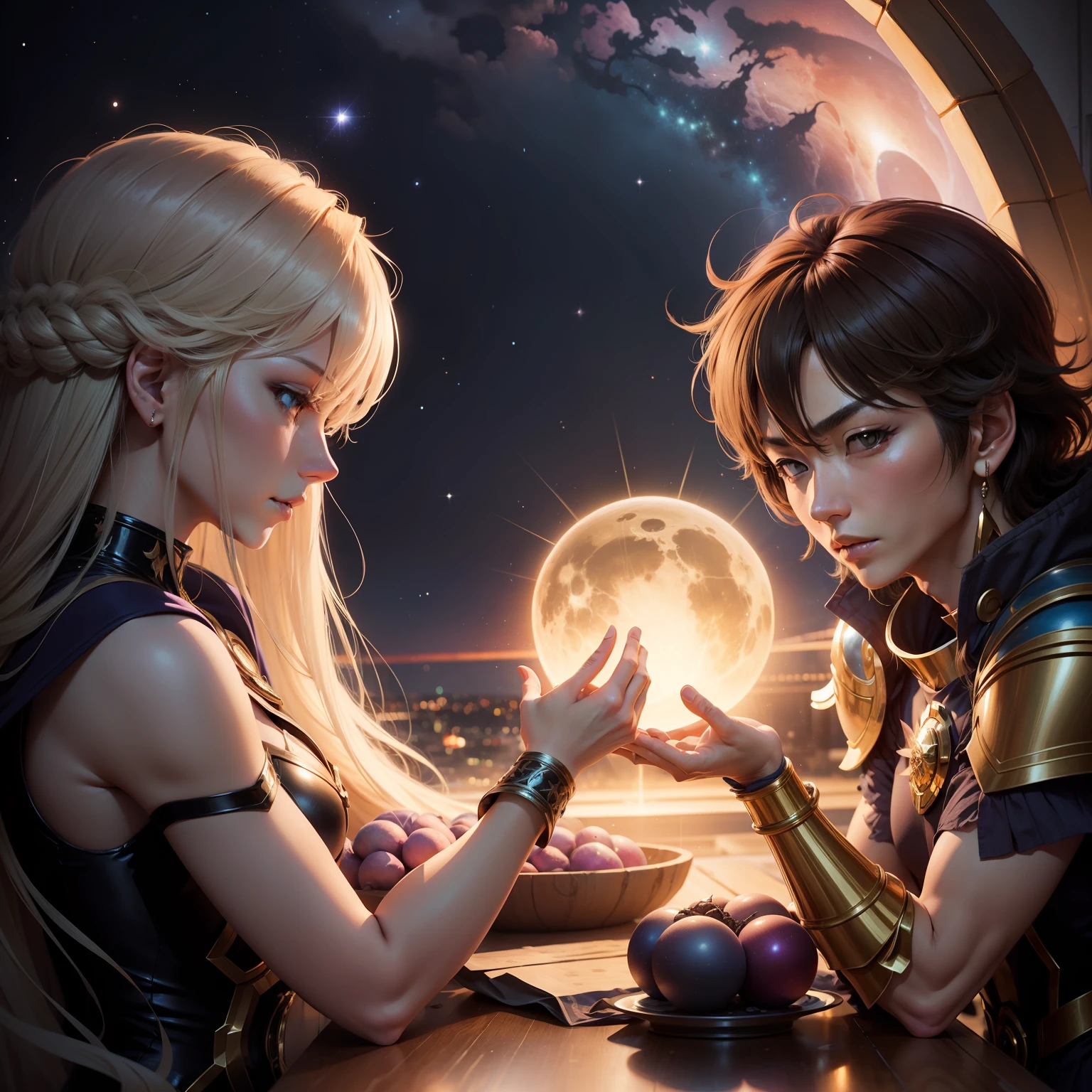 Saint Seiya Kaze、Scorpio、cosmic space、