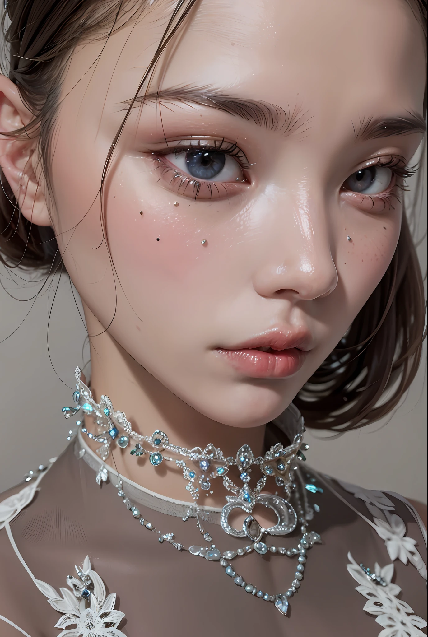 Delicate face pearlescent