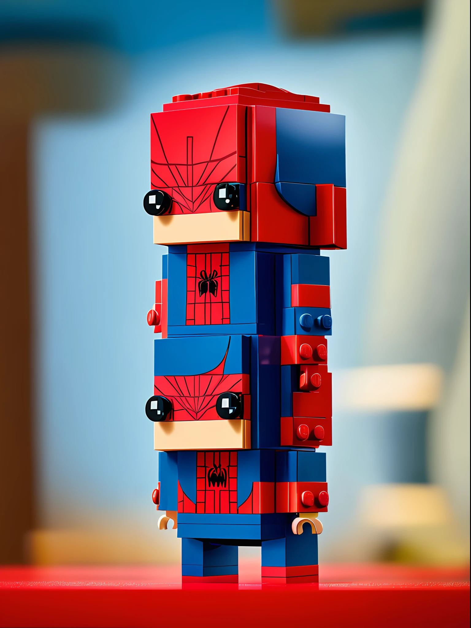 LEGO BrickHeadz spiderman 8k uhd, high quality, film grain