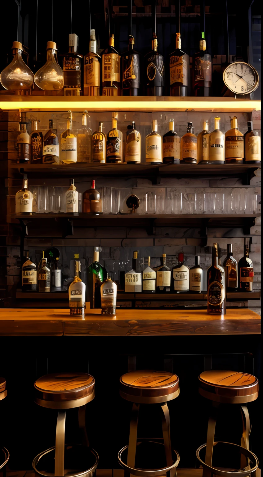 obra maestra, artefacto destilador de whiskey, taberna clandestina, Steampunk moonshine whisky intrincada maquinaria, realista, hermoso, Neon Noir Lighting, Kinematic, Epic Quality, EPICA resolution, Kodak Vision 3