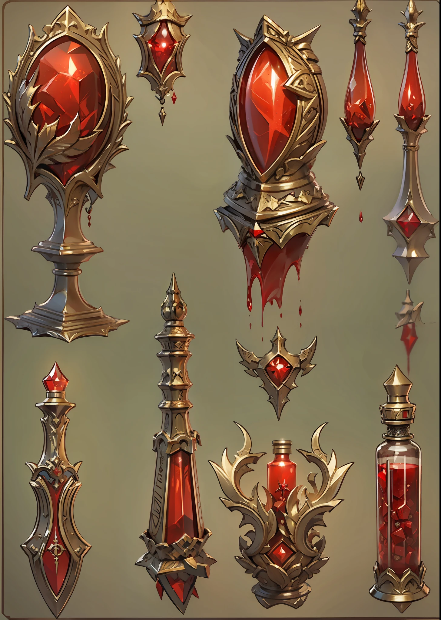 Red blood vial,gameicon,game style,Fantasy style