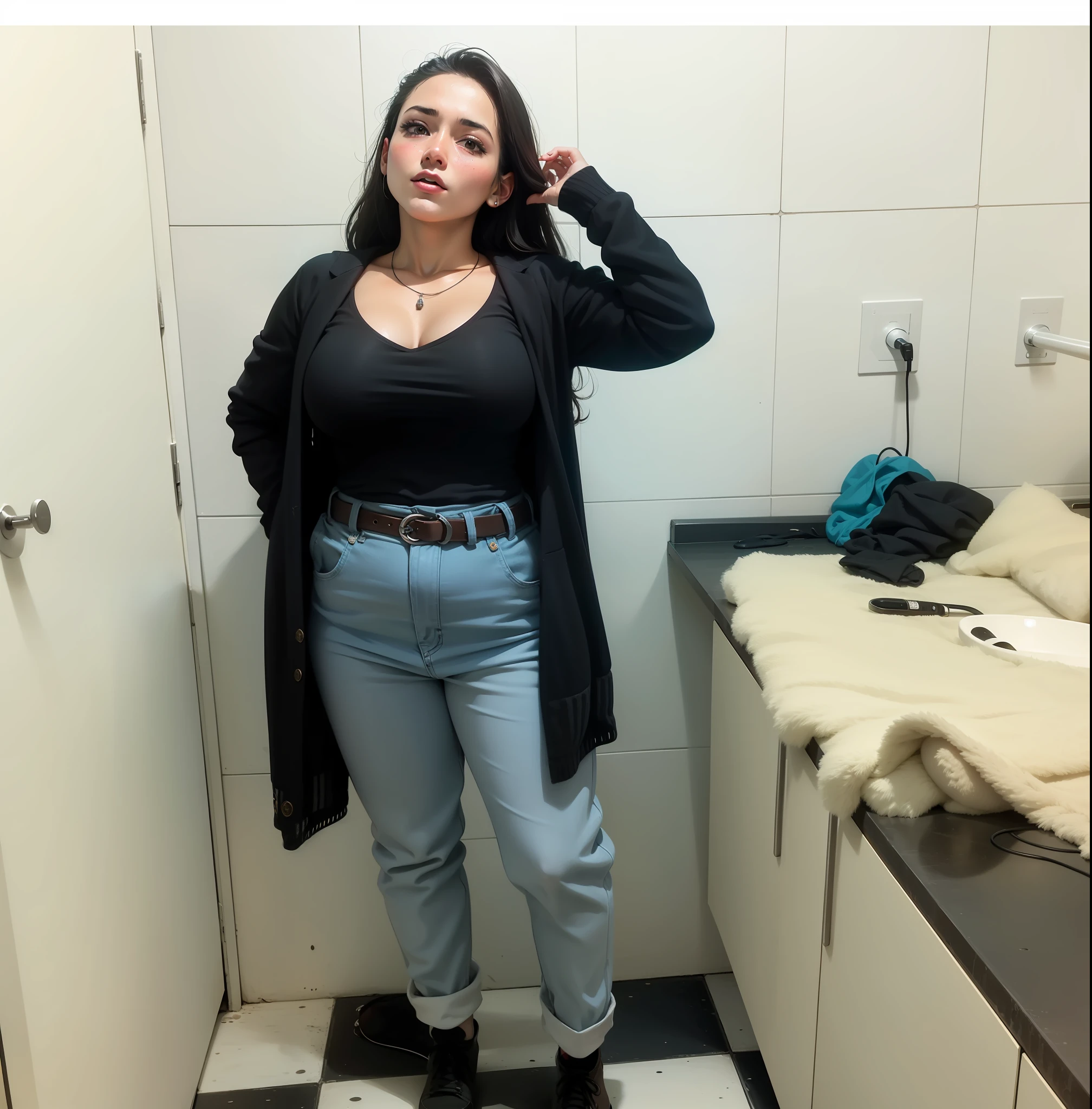 Totalmente nua, sem roupa, nua