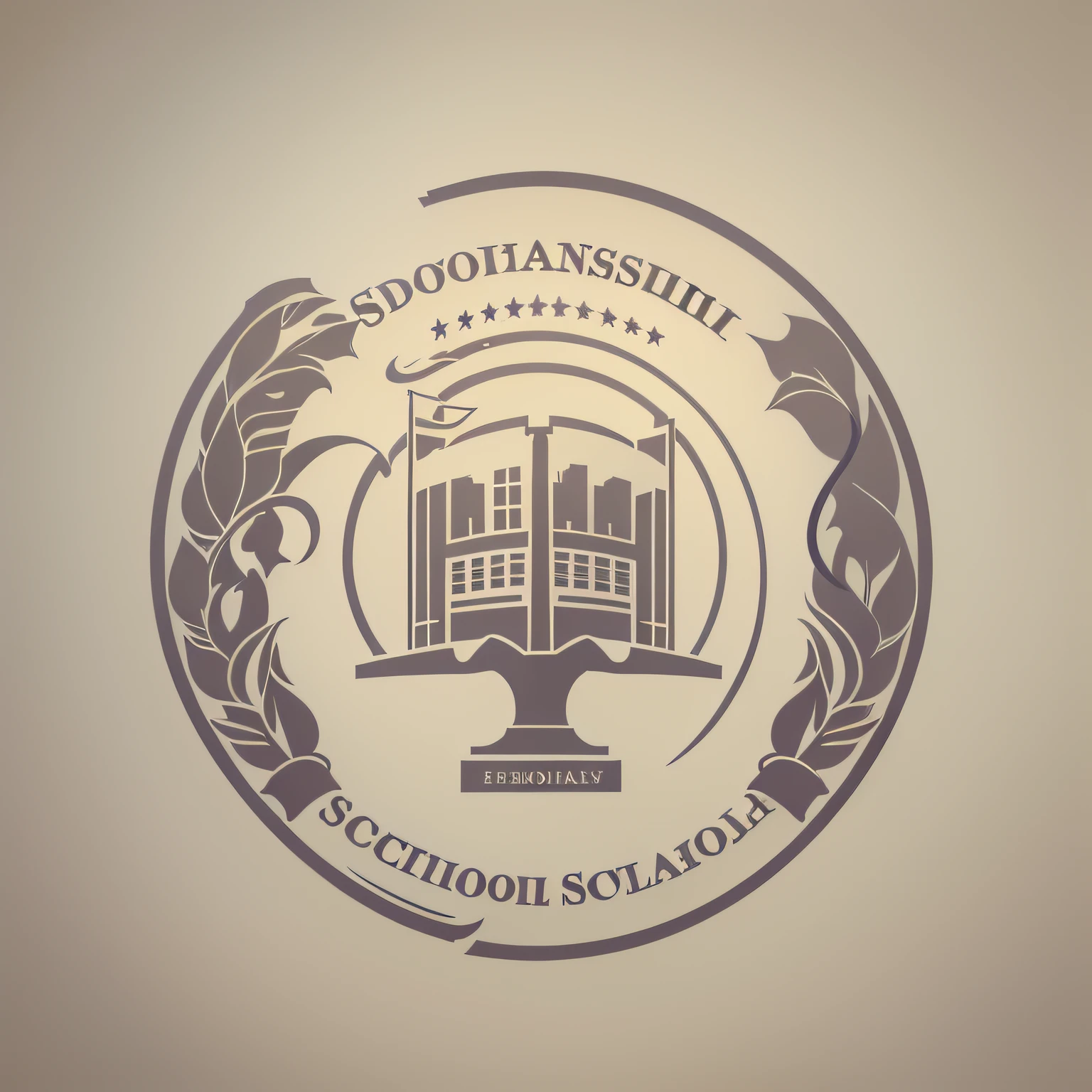 Logo design for a company called "Edhausen School of Administrative Law"