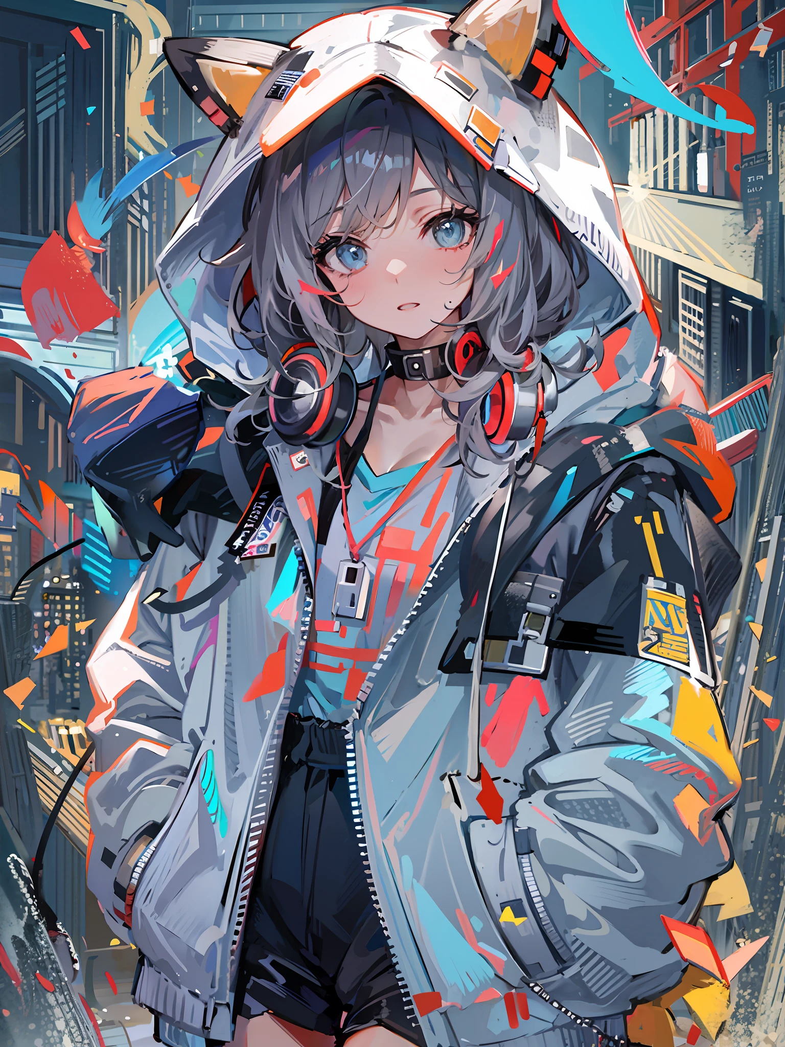 Background with、Sateen、Brilliant splashes