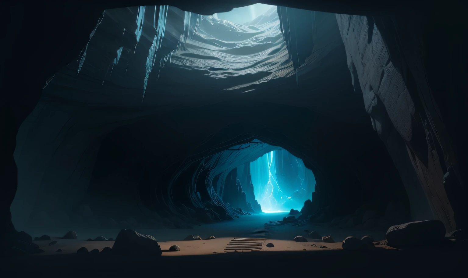 Entre no mundo hipnotizante escondido nas profundezas de uma caverna misteriosa. Imagine um detalhe intrincado, Obra-prima 3D, renderizado com o brilho da tecnologia 8K Octane, Bringing the enigmatic interior of the cave to life. Cinematic lighting accentuates every nook and cranny, revealing the smooth textures of ancient rock formations. Explore the symmetrical wonders that nature has carved into the heart of the cave, As if an artist's hand had carefully created this hidden gem. O jogo de luz e sombra cria uma atmosfera sobrenatural, pulling you deeper into the secrets of the cave. As you venture into this epic composition, You will discover the highly detailed and beautiful facets of the cave interior, almost as if you're looking at the artwork itself. The eyes are drawn to the delicate intricacies of the cave, Each twist telling a story of the passage of time. Join the trend at ArtStation with this masterpiece of rock art, onde artistas como Georgia O'Keeffe, Ansel Adams, and Ernst Haeckel were inspired by the wonders of nature's underground sanctuaries. Experience the allure of the hidden world of the cave, Where the fusion of modernism, Chiaroscuro, and the Lighting Studio create a truly captivating and unforgettable image. Step into the darkness and let the secrets of the cave reveal themselves before your eyes, as you immerse yourself in this stunning portrait of the inner sanctum of Earth's majestic underground realm.