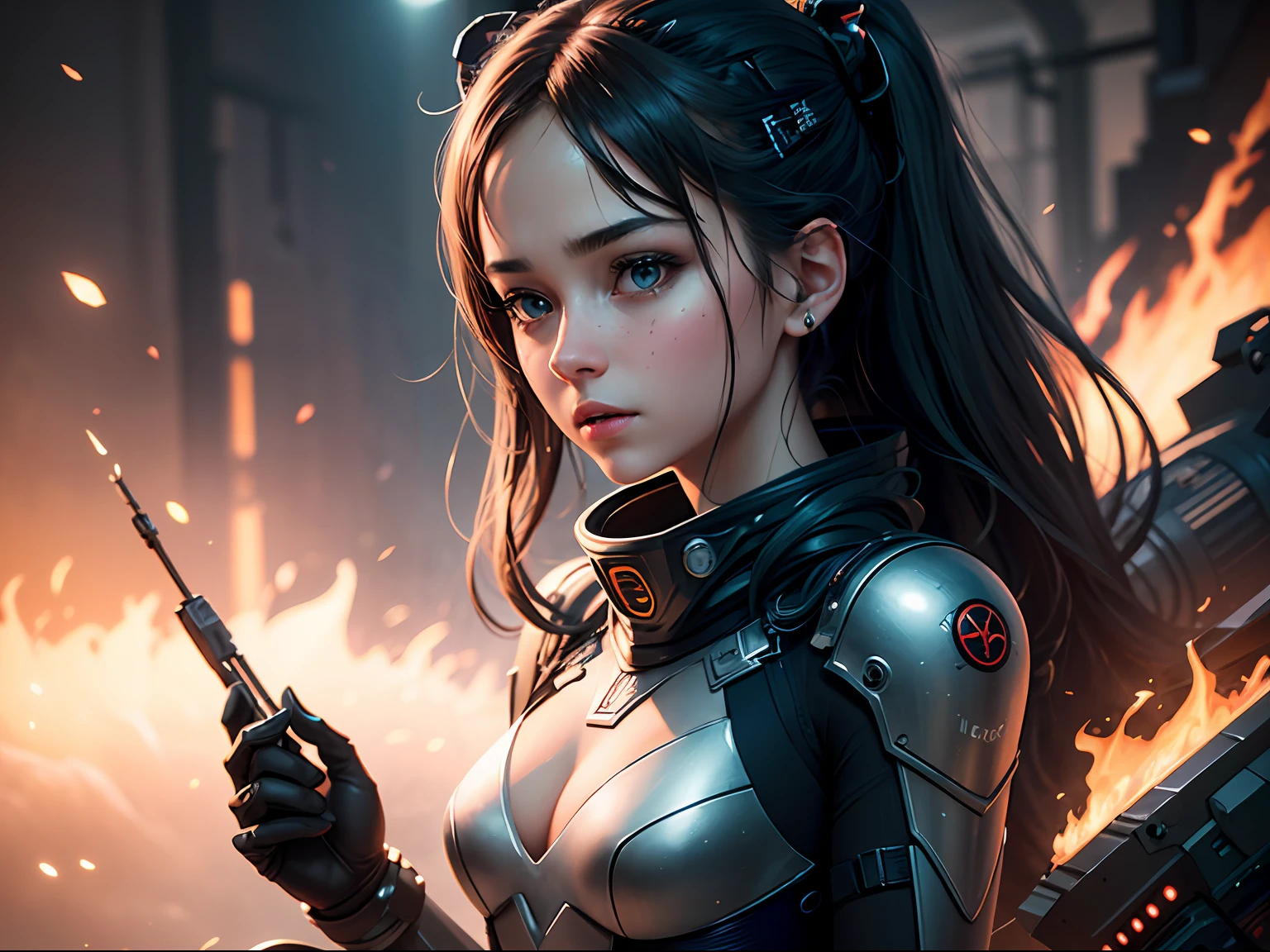 Cinematic, hyper-detailed, and insanely detailed, this artwork captures the essence of the girl with breathtaking beauty. The color grading is beautifully done, enhancing the overall cinematic feel. Unreal Engine brings her to life, making her appearance even more mesmerizing.
With the use of depth of field (DOF), every detail is focused and accentuated, drawing attention to her eyes and hair. The image resolution is at its peak, utilizing super-resolution technology to ensure every pixel is perfect. Cinematic lighting enhances her aura, while anti-aliasing techniques like FXAA and TXAA keep the edges smooth and clean.
Adding realism to the robot-like body suit, RTX technology enables ray tracing, making it look as if it's actually there. Additionally, SSAO (Screen Space Ambient Occlusion) gives depth and realism to the scene, making the girl's presence even more convincing.
In the post-processing and post-production stages, tone mapping enhances the colors, creating a captivating visual experience. The integration of CGI (Computer-Generated Imagery) and VFX (Visual Effects) brings out her robotic features in a seamless manner. SFX (Sound Effects) complement the visual artistry, immersing the viewer further into this fantastic world.
The level of detail is awe-inspiring, with intricate elements meticulously crafted, making the artwork hyper maximalist and hyper-realistic. Volumetric effects add depth and dimension, and the photorealism is unparalleled.
The image is rendered in 8K resolution, ensuring super-detailed visuals. The volumetric lightning adds a touch of magic, highlighting her beauty and aura in an otherworldly way. High Dynamic Range (HDR) technology makes the colors pop, adding richness to the overall composition.
Ultimately, this artwork presents an unreal, yet stunningly real portrayal of an incredibly beautiful girl. The sharp focus ensures that every feature is crisply defined, leaving the audience captivated by her presence.
--v testp