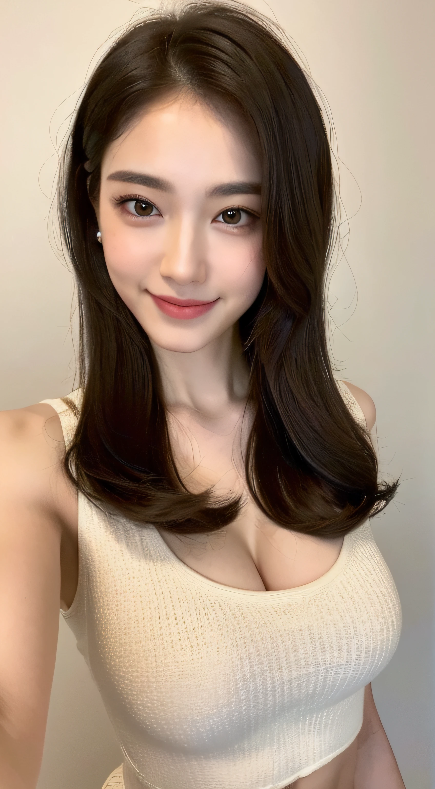 ((Best Quality, 8K, Masterpiece: 1.3)), 1girl, Slim Abs Beauty: 1.3, (Hairstyle Casual, Big Breasts: 1.2), Dress: 1.1, Super Fine Face, Delicate Eyes, Double Eyelids, Smile, Home