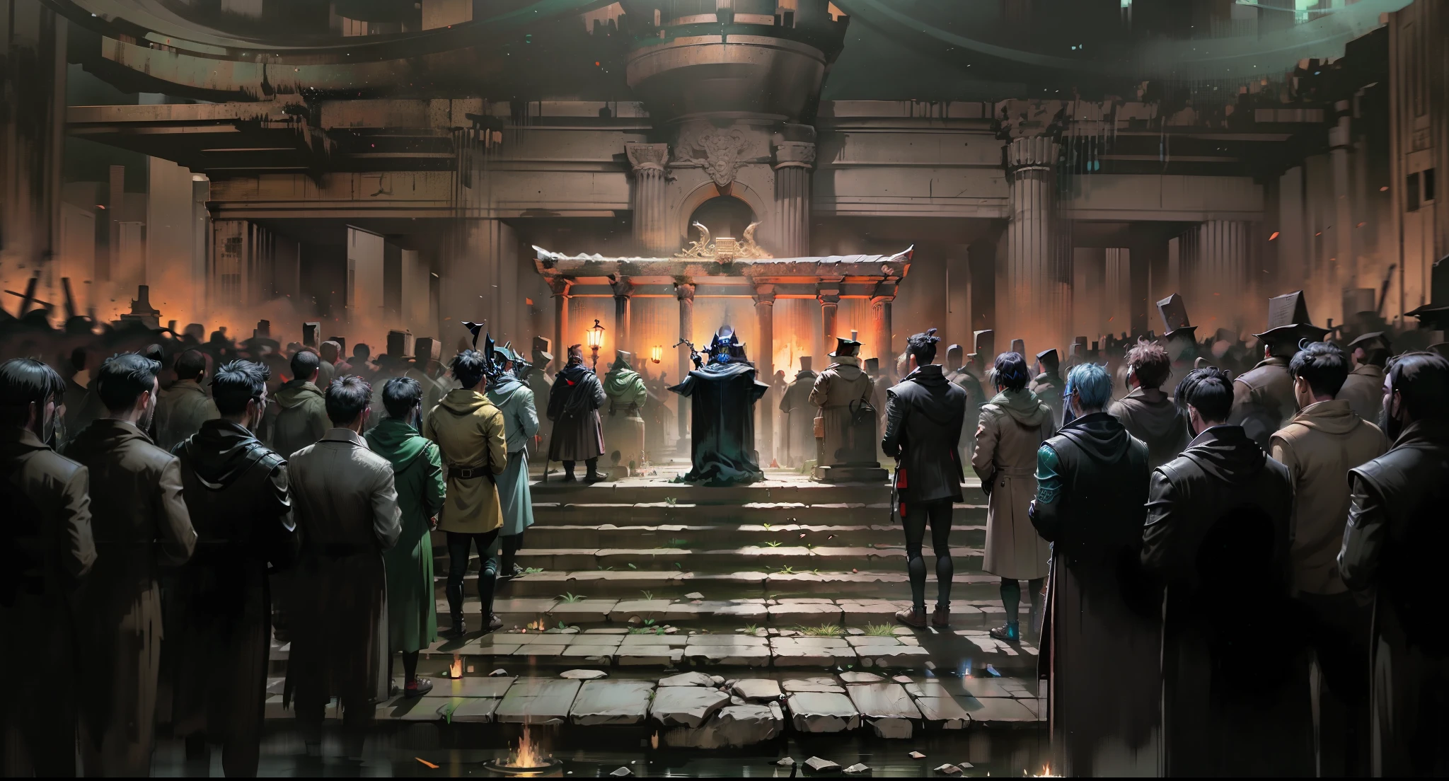 underworld，Hades Temple，green color