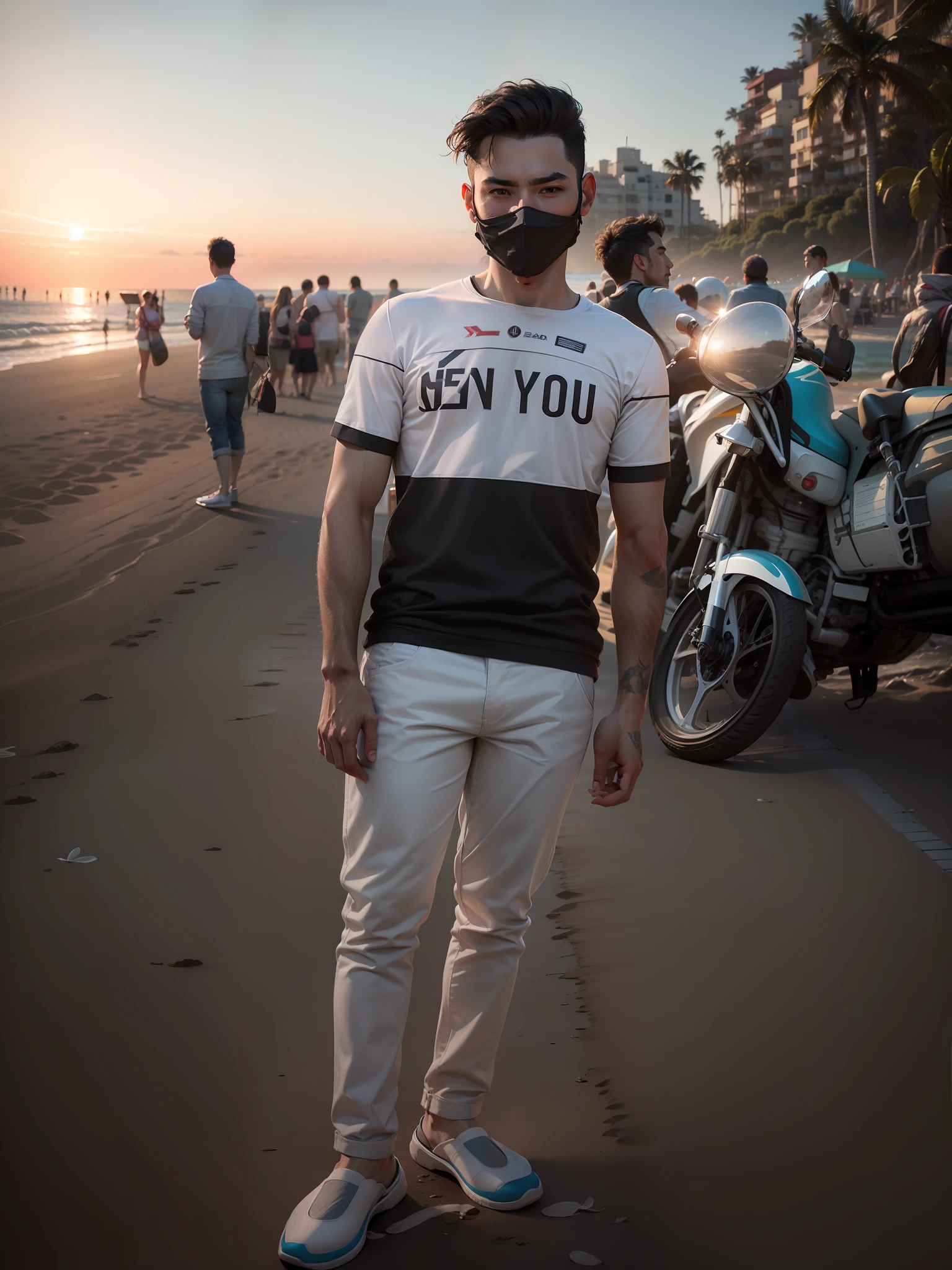 Change background, sea beach background, 8k full HD