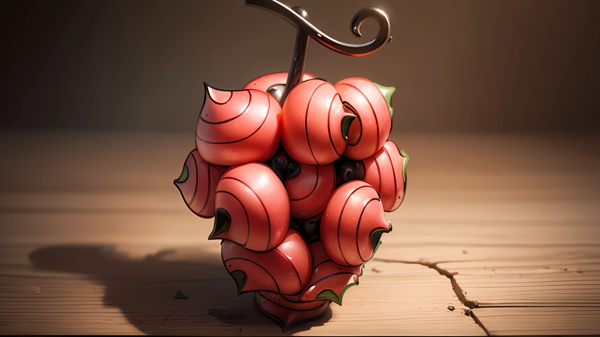 still-life，Devil Fruit,, conceptual art, macro photograph, kanon, Super detail, High details, Best quality