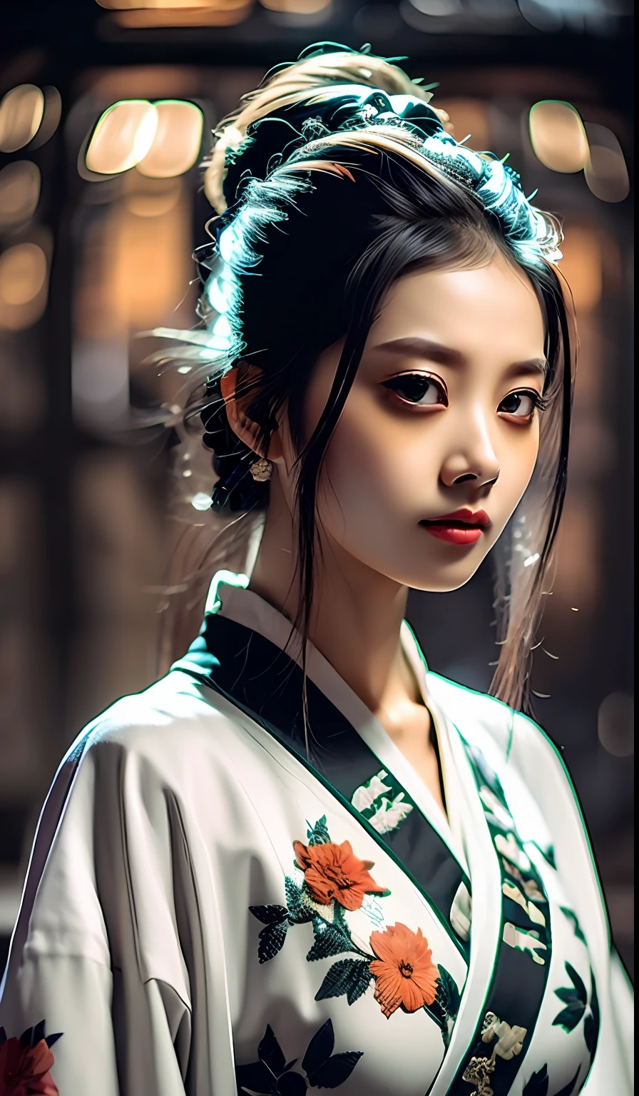 best quality, masterpiece, highres, wuxia 1girl, china dress, super Beautiful face, super beautiful eye, super beautiful hair
