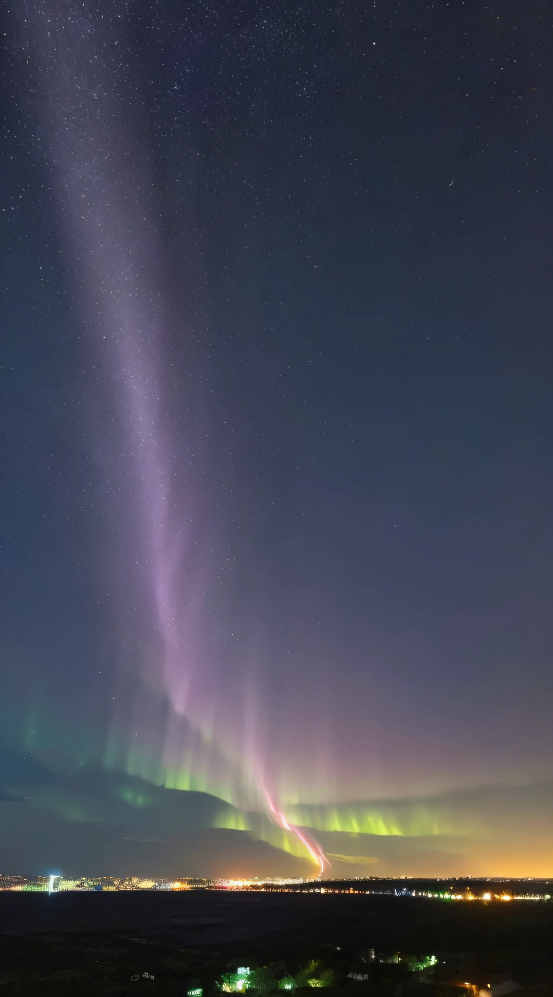 (Best quality1.2、An ultra-high picture quality:1.2、Crisp focus:1.2)(realisitic、photo- realistic:1.4)、nights、sensitive、Blue Earth、Blue Sea、Red light、Intense clouds of lightning、A large number of lightning、Dazzling light、Blue-violet lightning、Aurora, (white lily, red lily, black lily)