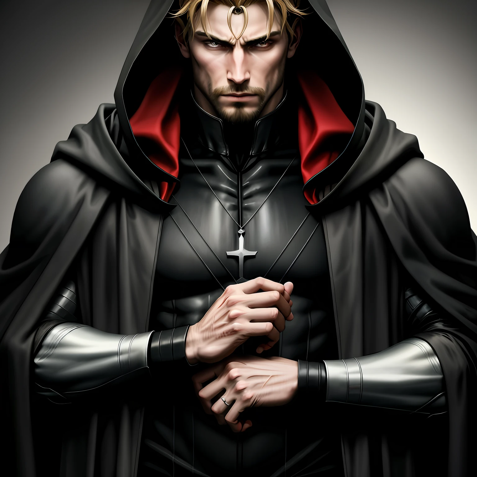 male people, Dark Department, hooding, Cloak