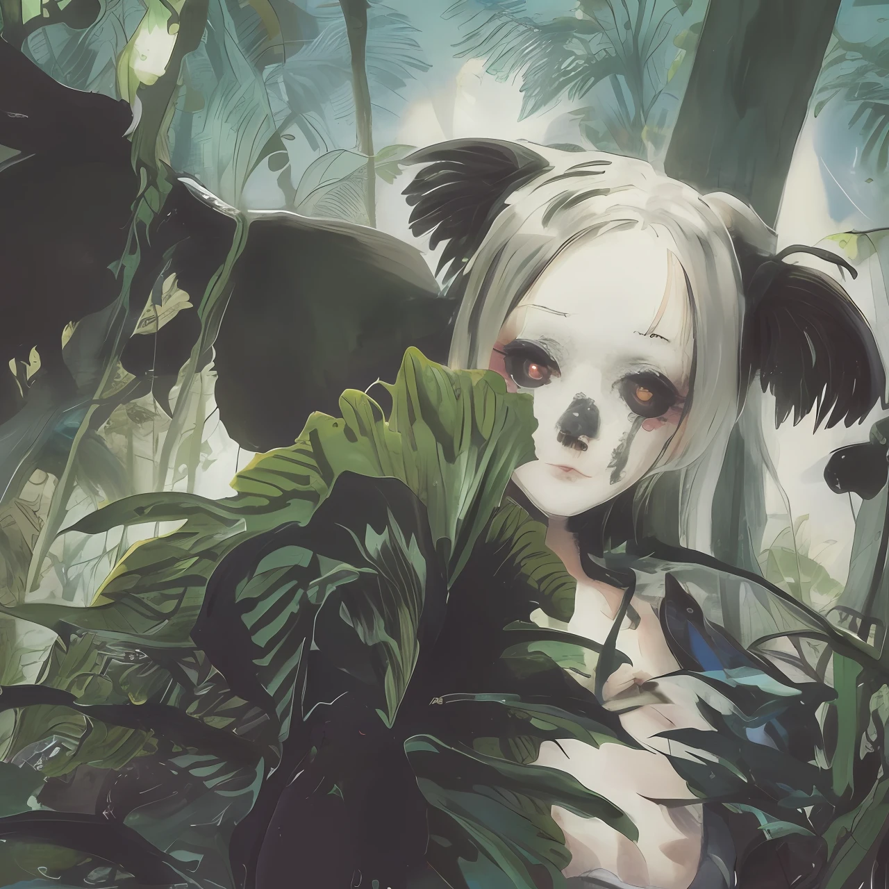 Ghost in jungle