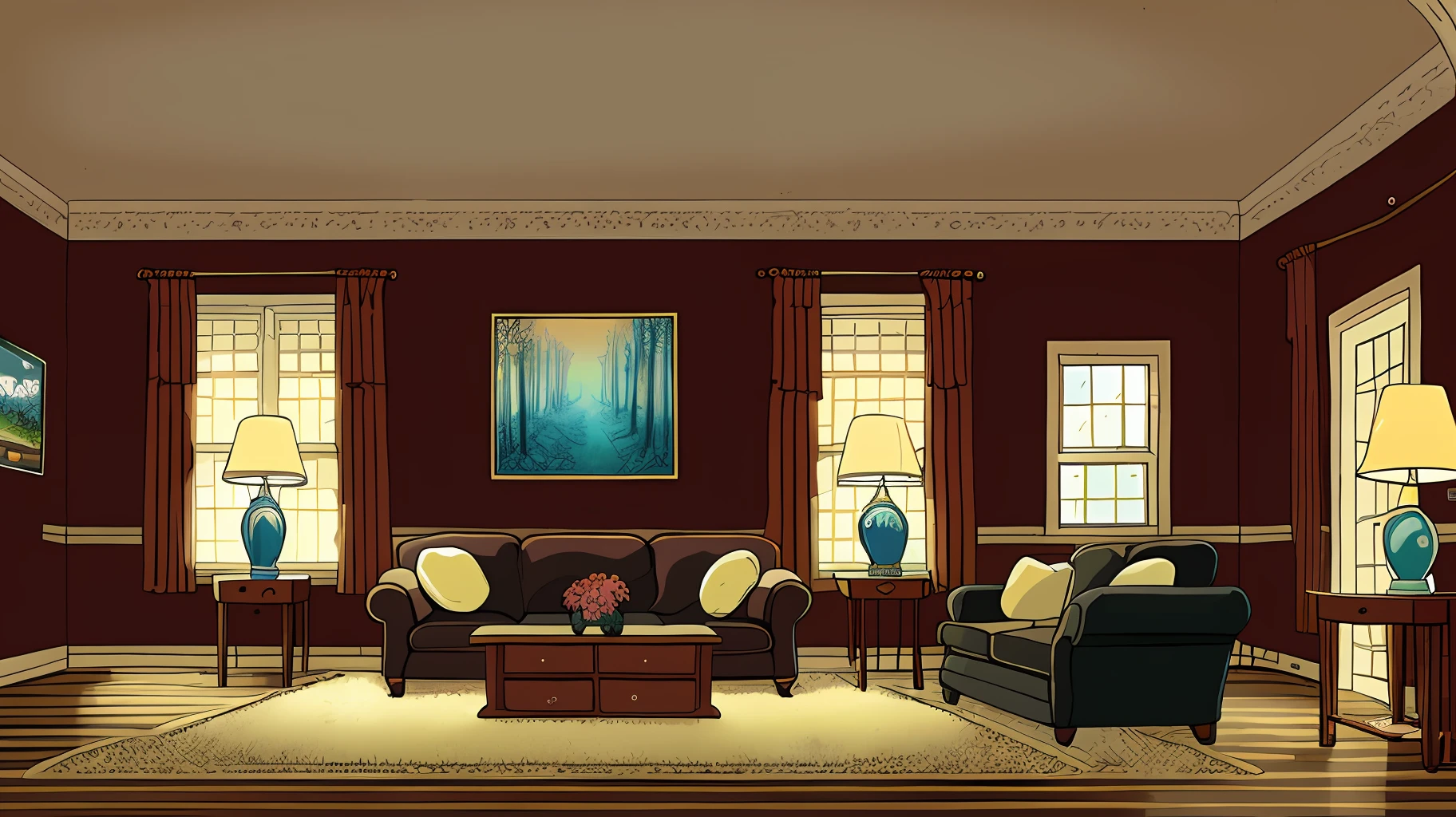 Inside the living room, inside,8K, hyper HD, tmasterpiece, highest quality