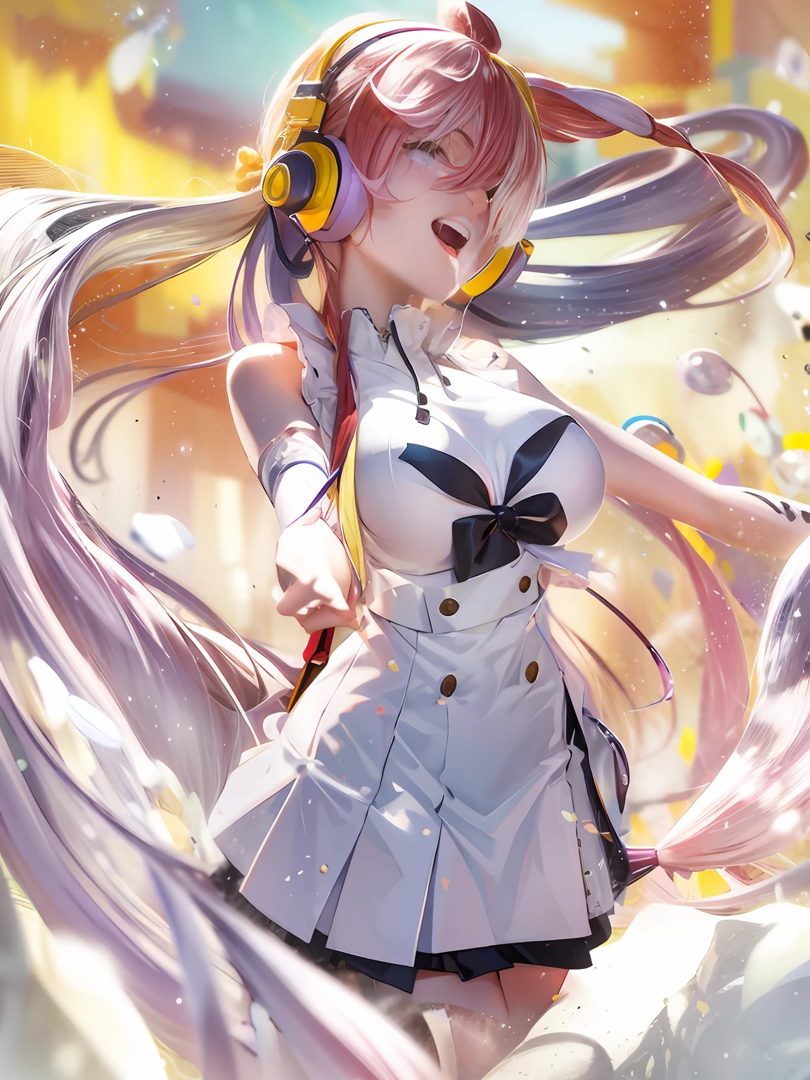White skirt