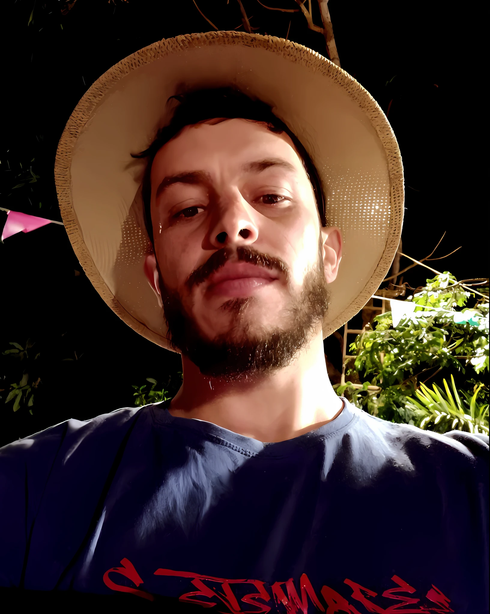 There's a man in a hat and blue shirt, imagem do avatar, imagem de perfil, caio santos, neckbeard, foto retrato, imagem retrato, Michal, Streamer do Twitch / Jogador Ludwig, selfie de um homem, foto de perfil 1024px, foto de perfil, at night, Artur Bordello, david rios ferreira