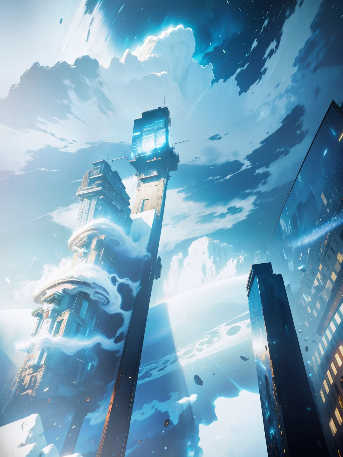 octanerender,the night,galactic,hyper realisitc,Van Gogh