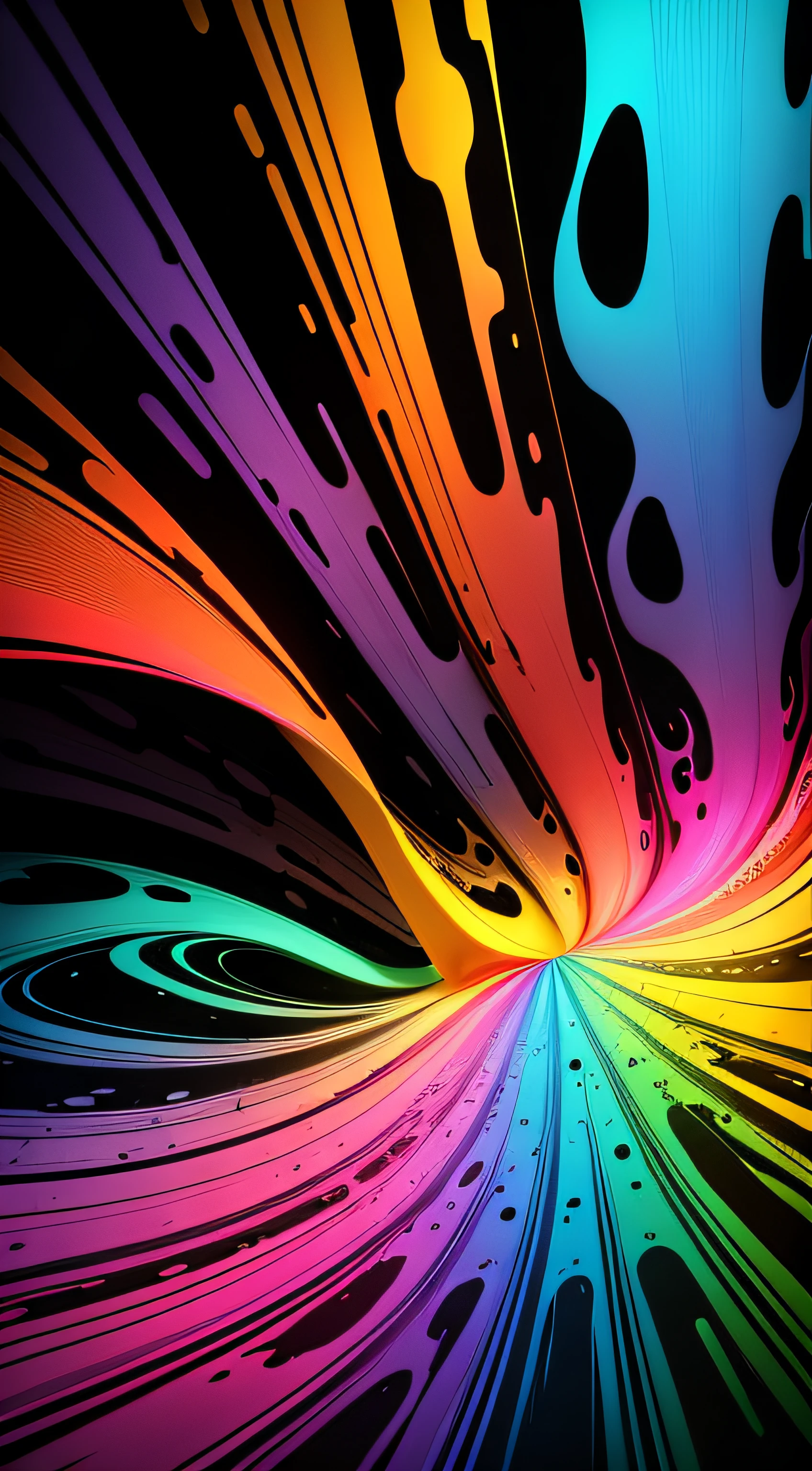 Colorful fluid background