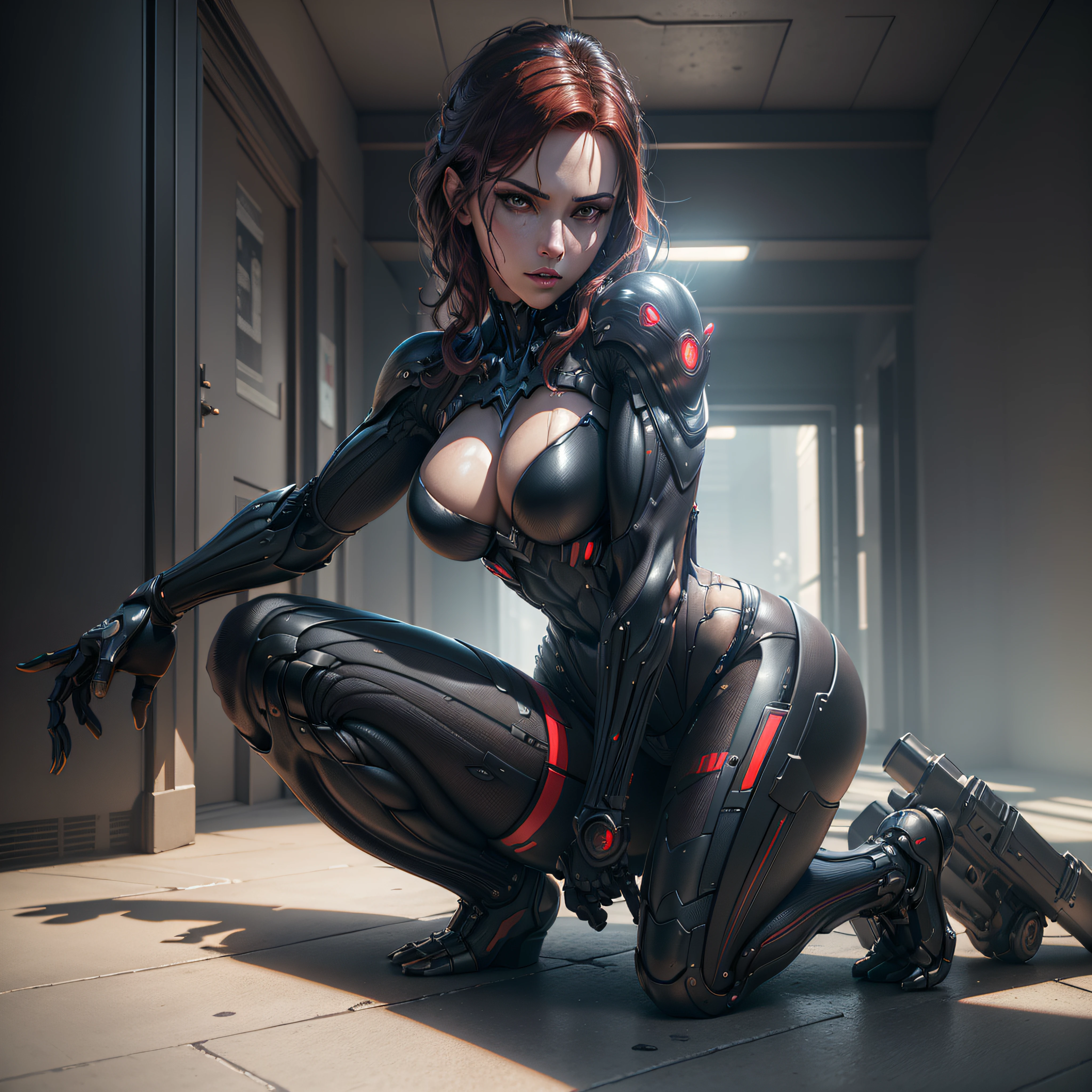 ((Best quality)), ((masterpiece)), (detailed:1.4), 3D, an image of a beautiful cyberpunk Black Widow, HDR (High Dynamic Range),Ray Tracing,NVIDIA RTX,Super-Resolution,Unreal 5,Subsurface scattering,PBR Texturing,Post-processing,Anisotropic Filtering,Depth-of-field,Maximum clarity and sharpness,Multi-layered textures,Albedo and Specular maps,Surface shading,Accurate simulation of light-material interaction,Perfect proportions,Octane Render,Two-tone lighting,Wide aperture,Low ISO,White balance,Rule of thirds,8K RAW, crysisnanosuit
