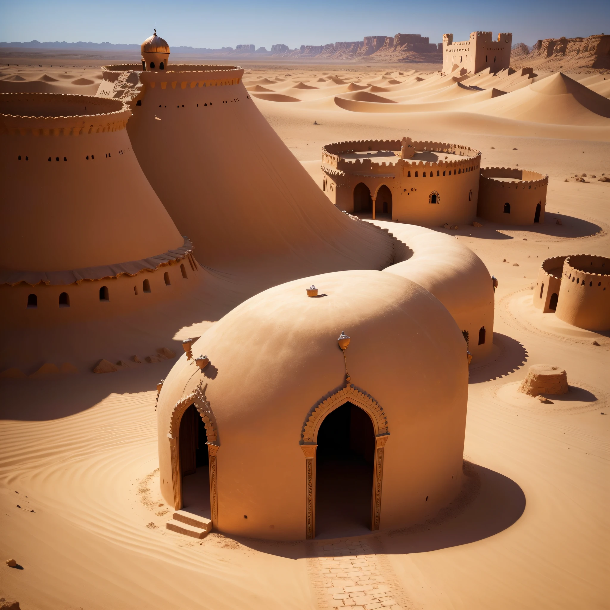 Bedouin castle in the desert