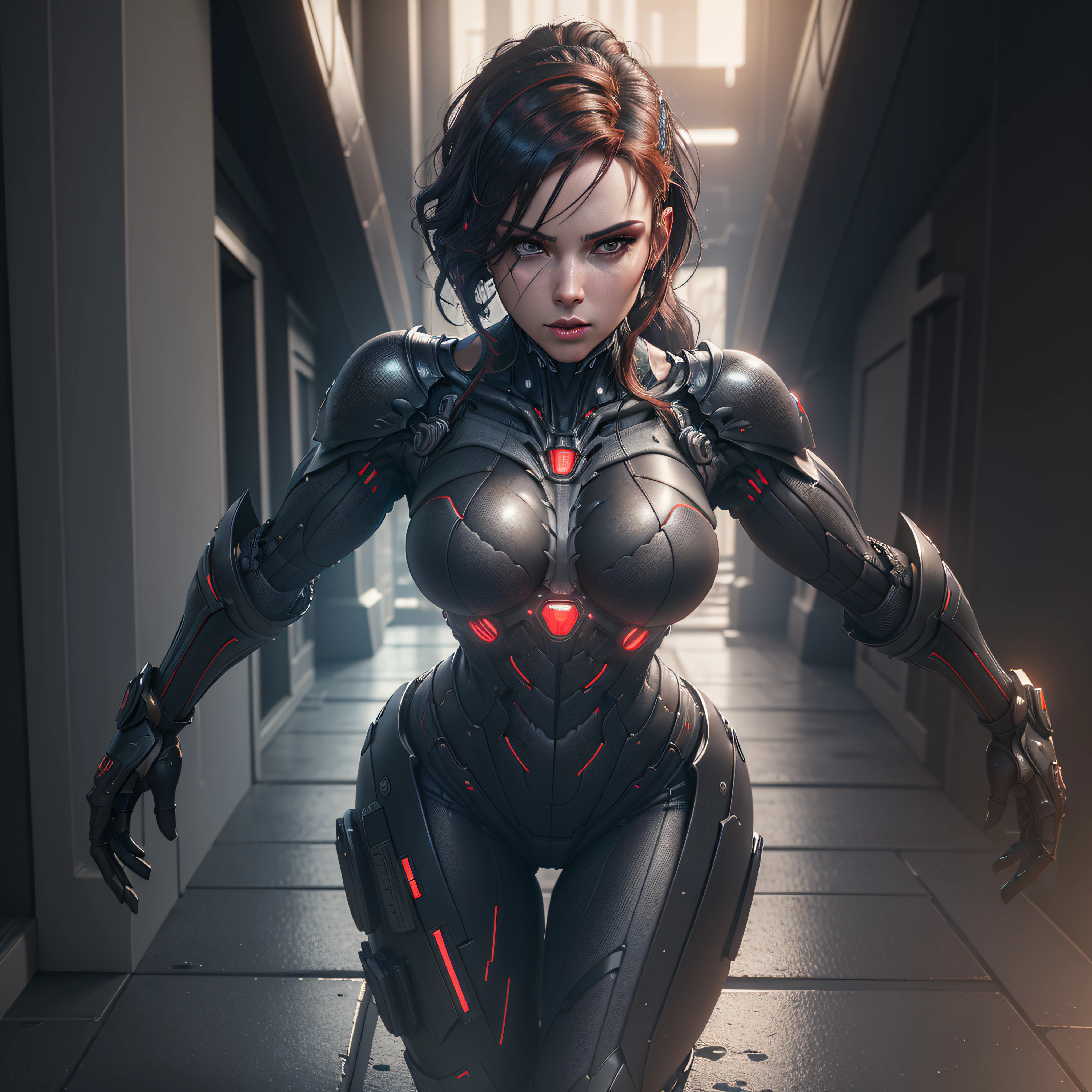 ((Best quality)), ((masterpiece)), (detailed:1.4), 3D, an image of a beautiful cyberpunk Black Widow, HDR (High Dynamic Range),Ray Tracing,NVIDIA RTX,Super-Resolution,Unreal 5,Subsurface scattering,PBR Texturing,Post-processing,Anisotropic Filtering,Depth-of-field,Maximum clarity and sharpness,Multi-layered textures,Albedo and Specular maps,Surface shading,Accurate simulation of light-material interaction,Perfect proportions,Octane Render,Two-tone lighting,Wide aperture,Low ISO,White balance,Rule of thirds,8K RAW, crysisnanosuit