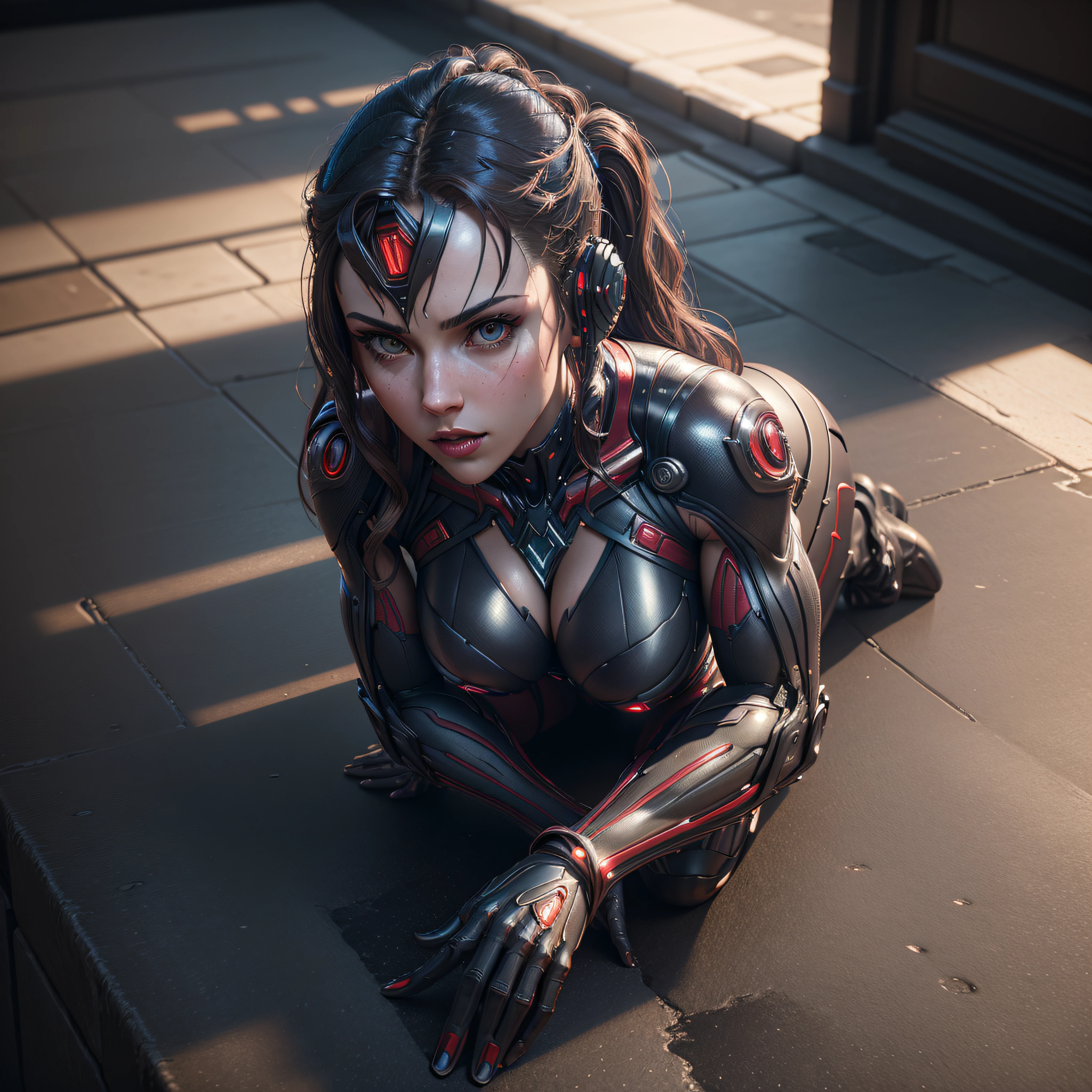 ((Best quality)), ((masterpiece)), (detailed:1.4), 3D, an image of a beautiful cyberpunk Scarlet Witch, HDR (High Dynamic Range),Ray Tracing,NVIDIA RTX,Super-Resolution,Unreal 5,Subsurface scattering,PBR Texturing,Post-processing,Anisotropic Filtering,Depth-of-field,Maximum clarity and sharpness,Multi-layered textures,Albedo and Specular maps,Surface shading,Accurate simulation of light-material interaction,Perfect proportions,Octane Render,Two-tone lighting,Wide aperture,Low ISO,White balance,Rule of thirds,8K RAW, crysisnanosuit