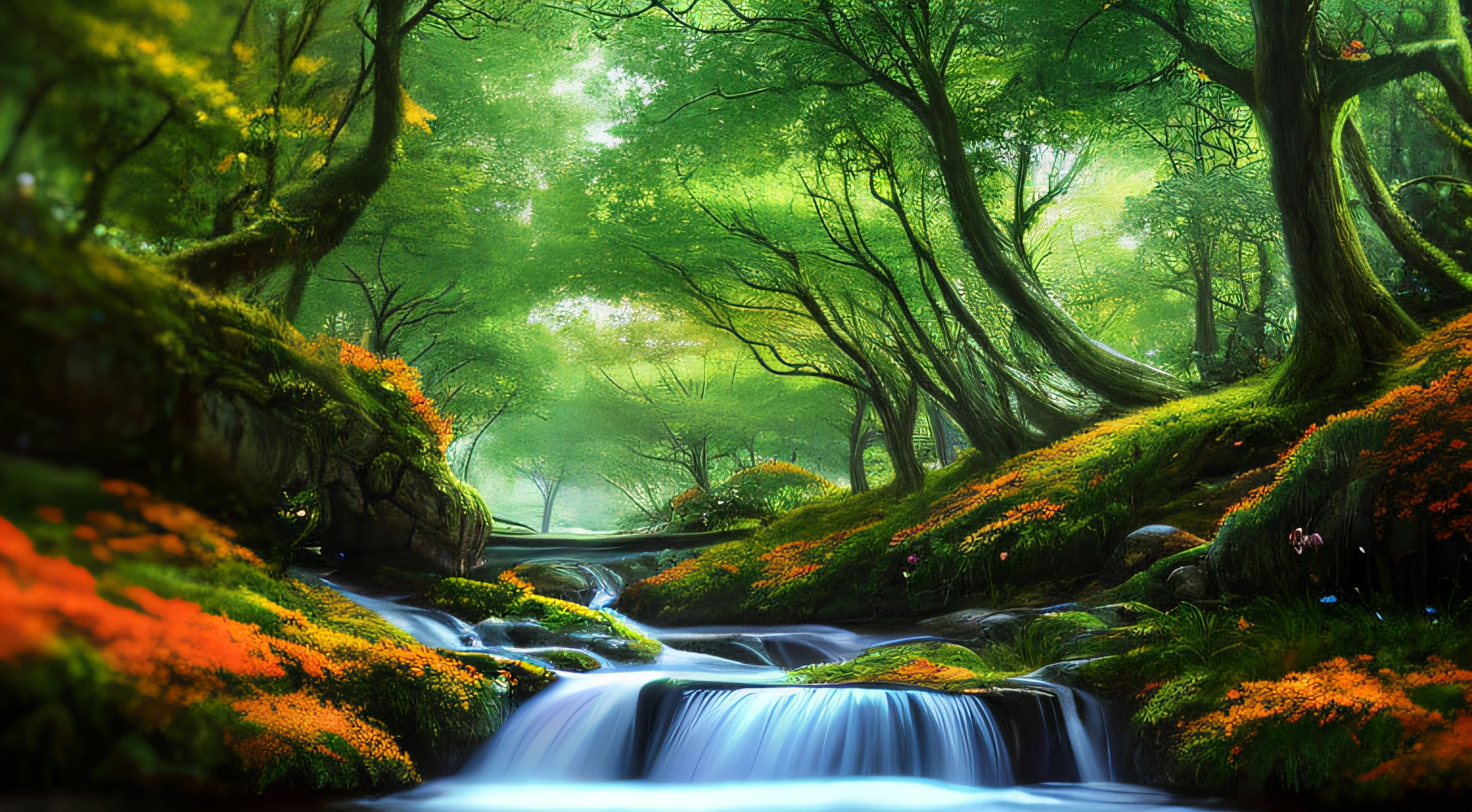 masterpiece, best quality, high quality,extremely detailed CG unity 8k wallpaper, An enchanting and dreamy scene of a fantasy forest, with towering trees, glowing mushrooms, and hidden fairy glens, creating a sense of mystique and enchantment, artstation, digital illustration, intricate, trending, pastel colors, oil paiting, award winning photography, Bokeh, Depth of Field, HDR, bloom, Chromatic Aberration ,Photorealistic,extremely detailed, trending on artstation, trending on CGsociety, Intricate, High Detail, dramatic, art by midjourney