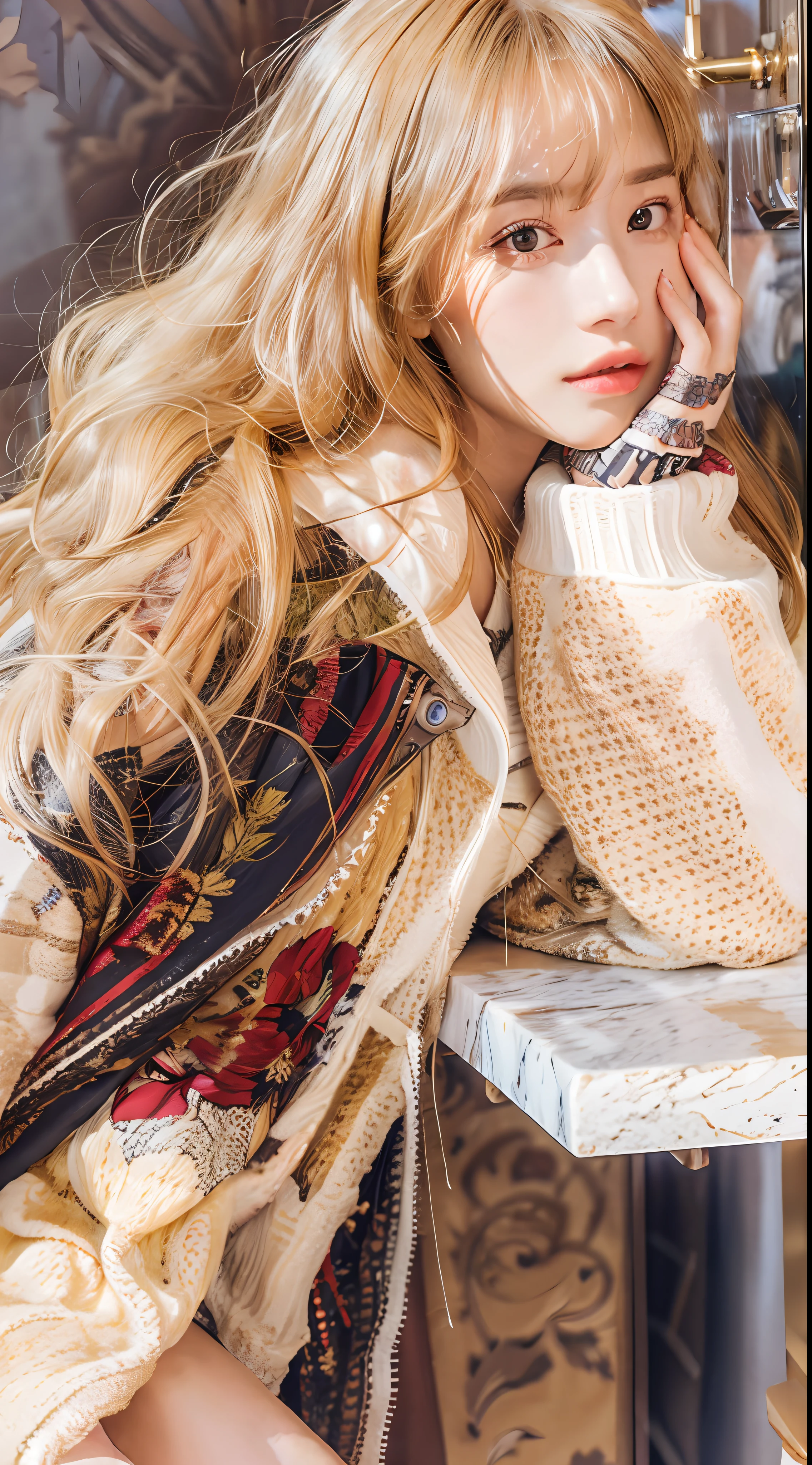 (RAW photogr:1.2),(Photo fidelity:1.4))The best quality,prette,prette,prette,prette,extremely detaile,unity,8k beautiful wallpapers,Fine details,tmasterpiece,The best quality,The resolution is high,It's beautiful,The eye and face details are beautiful,realistic sense,Realiy