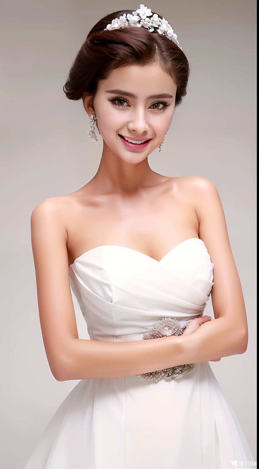 Fashion model 18 years old [[[[closeup cleavage]]]], [[[[boobgasm]]]], [[[[coll]]]], [[[[bshoulders]]]], perfect  eyes, Perfect iris，perfect lips，perfect teeth，Perfect skin，Long face，Soft front light，HDR，white apparel，Outfit in black，green outfit，White or pink flowers on the background，（pastel colour：1.2）