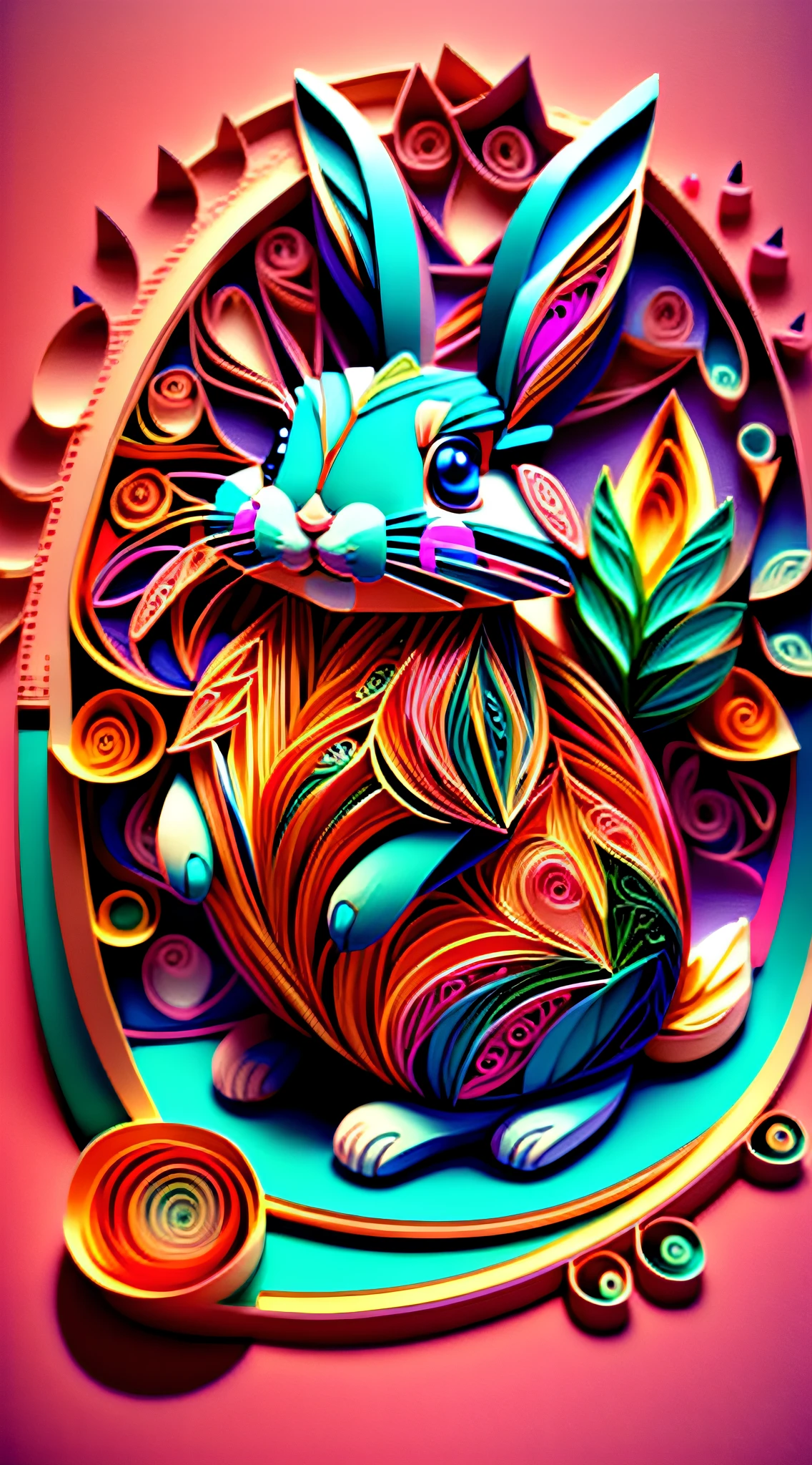 adorable rabbit,multi dimensional paper quilling,Artistically,
yang08k,big breasts beautiful,Colorful,
tmasterpiece,top-quality,best qualityer,offcial art,Beautiful and beautiful,