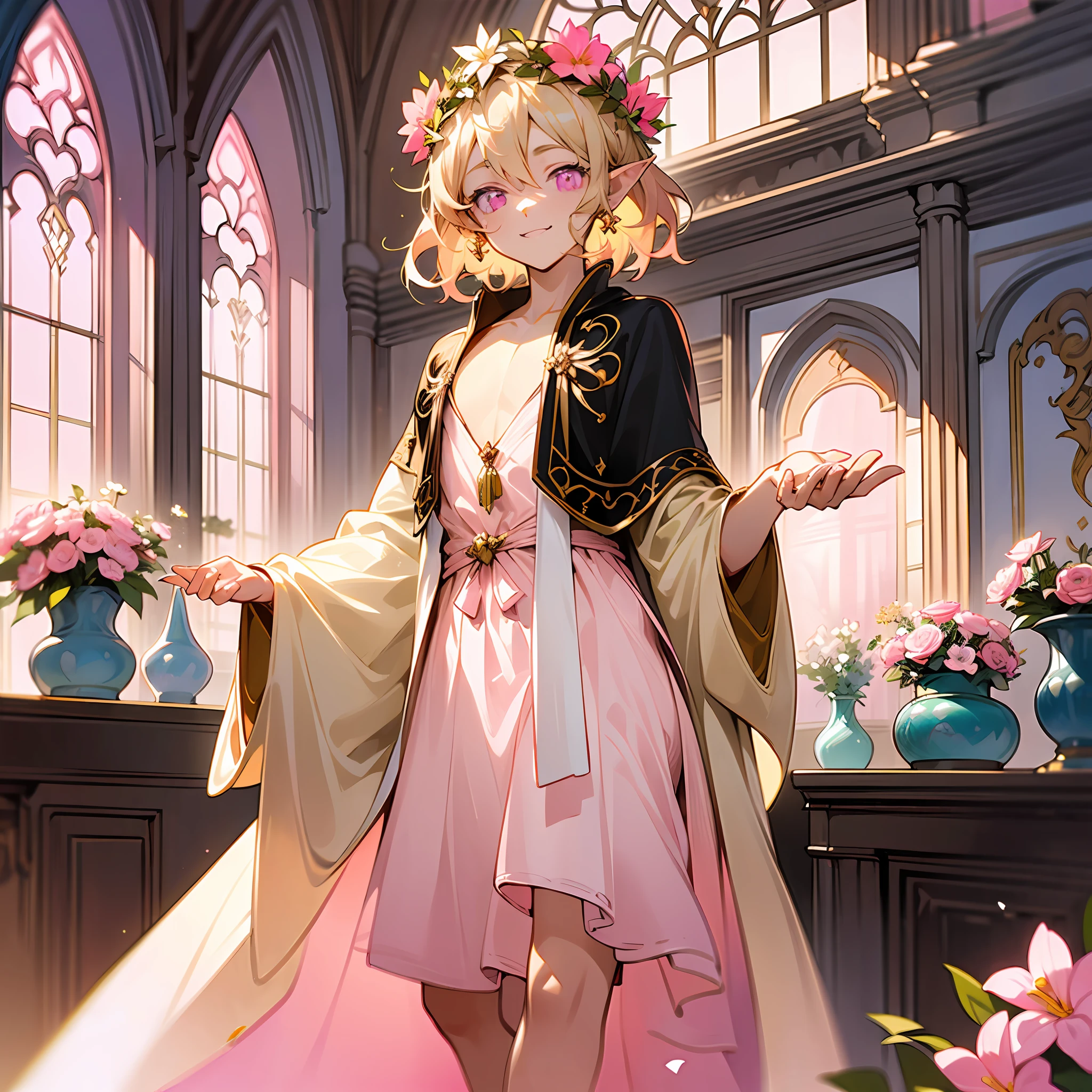 (((light pink colored eyes))), (((light pink eyes))), ((pink colored eyes)), looking at the viewer