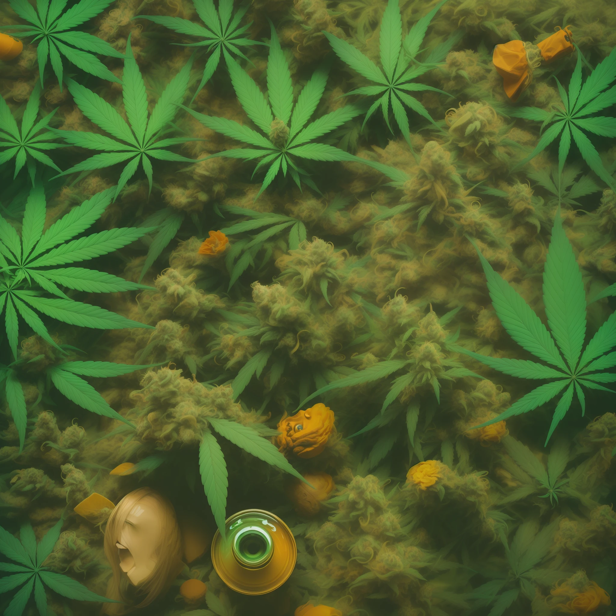 "((Creative and captivating)), Capture an eye-catching photograph related to a recreational experience with cannabis. Use vibrant colors and natural tones to enhance the visual appeal. The image should reflect a positive and enjoyable atmosphere. Maintain a relaxed and fun style, with a relevant CTA to encourage audience engagement."