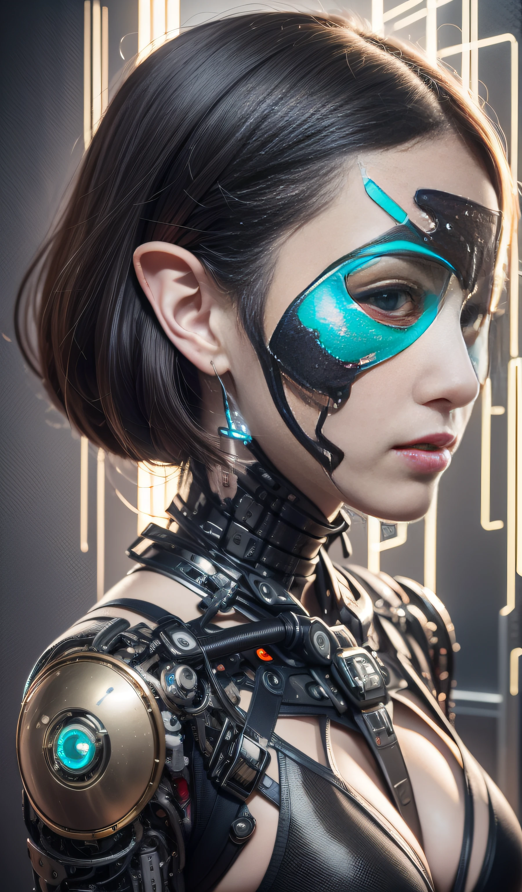 Ultra Detalhe, alta resolução, Ultra Detalhado, melhor qualidade, Awesome, qualidade superior, extremamente detalhado CG unidade de papel de parede 8k, cinematic lighthing, Link Cyberpunk o Zelda, Cyberpunk, menino escuro, roupa verde, armadura verde, Berde Neon, cabelo louro, elfo
POSITIVAS---- VARIADAS===Surprisingly detailed and realistic that blurs the boundaries between man and machine. Enter a world where the line between organic and synthetic beings becomes increasingly indistinguishable. A tecnologia "Real Mechanical Parts" It allows individuals to transcend their biological limitations and embrace a new era of enhanced capabilities. Whether it's the precision and strength of robotic limbs, the computational power of cybernetic implants or the sensory enhancements that bridge the gap between humans and machines;, these mechanical augmentations offer unprecedented possibilities. As society grapples with the ethical implications and social impact of this innovative technology, a multitude of stories unfold. The narrative delves into the personal journeys of those who choose to undergo transformation, exploring their motivations, aspirations and the profound consequences of merging with technology. The images produced through 'Real Mechanical Parts' capture the intricate details and nuances of these cybernetic enhancements, depicting a fusion of human and machine that challenges traditional notions of identity and existence. Beyond the personal stories, temas maiores emergem dentro desse mundo. Questions arise about the accessibility and affordability of such transformative technology, the divide between those who embrace augmentation and those who remain purely human, and the ever-present debate on the ethical boundaries of human-machine integration. The society portrayed in this world deals with the profound implications of "Real Mechanical Parts" as it reshapes the fabric of everyday life. In the midst of these complex dynamics,