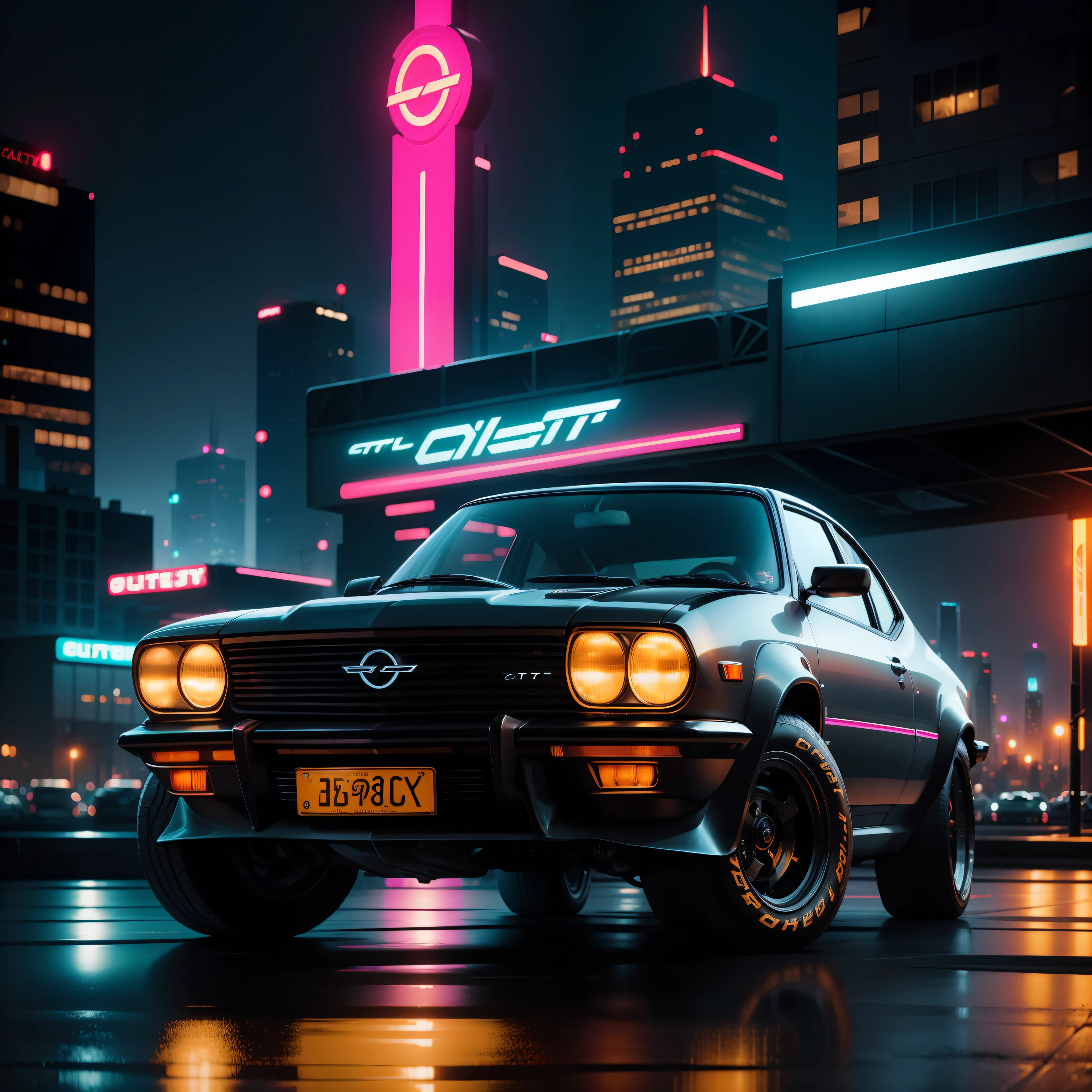 Opel Chevette
city
Night
Busy
Neon lit buildings
mystery
futuristic architecture
neon signs, ultra realista, maximo de detalhes, ultra detailed
Stylish cars
Vintage Charm
contrast
Skyline
Skyscrapers
lit
luxury
electric atmosphere
Contemporary fascination
nightlife."