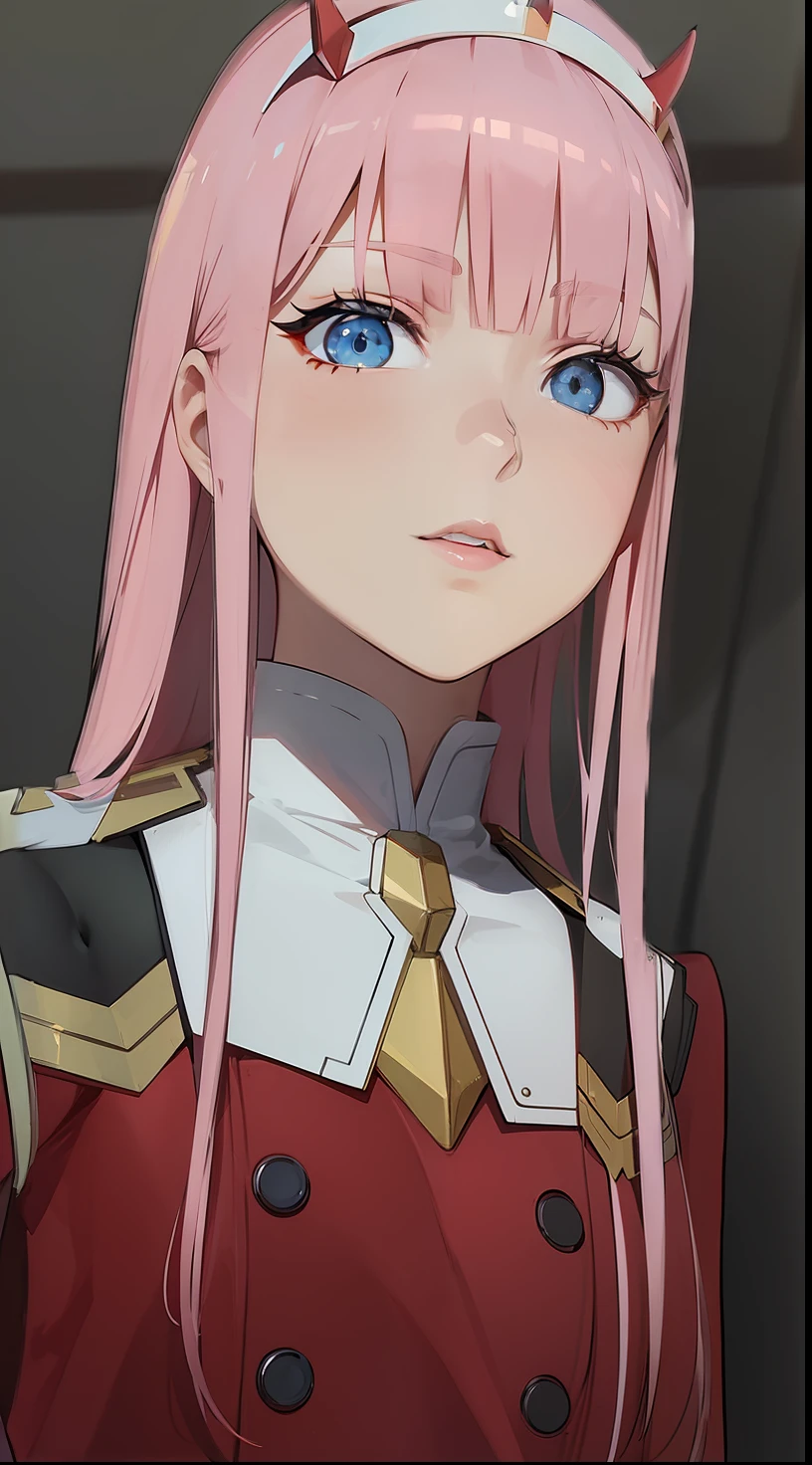 Zero two beautiful body well defined well attractive best quality and best effects best shadows best lighting 8k