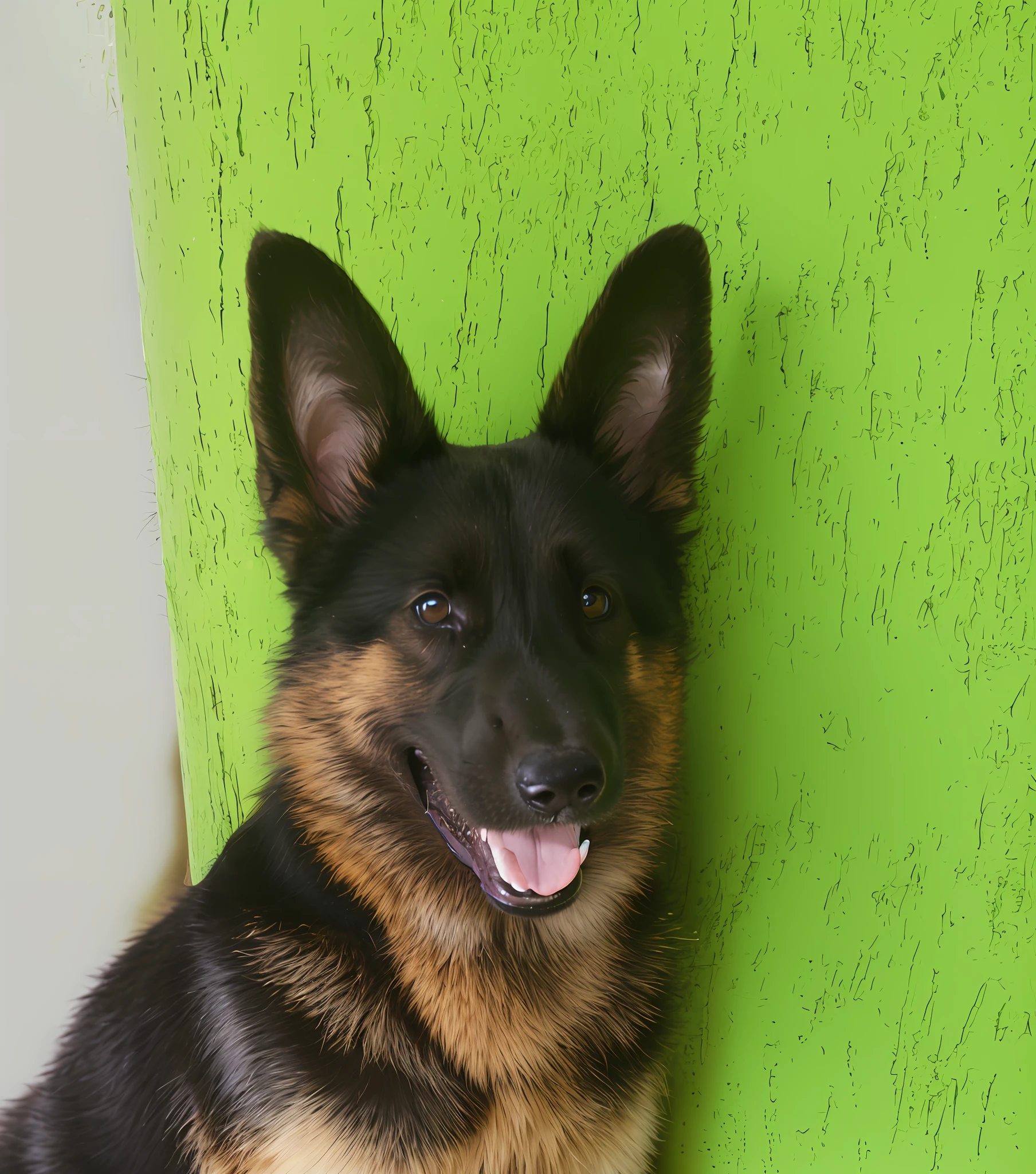 Happy Birthday to a happy furry baby, 4K HD Resolution, High quality image, award winning image, National Geographic picture with grainy background, award winning image, award winning image, hyperrealistic, high resolution, very detailed, award winning image, very detailed, HD Quality
