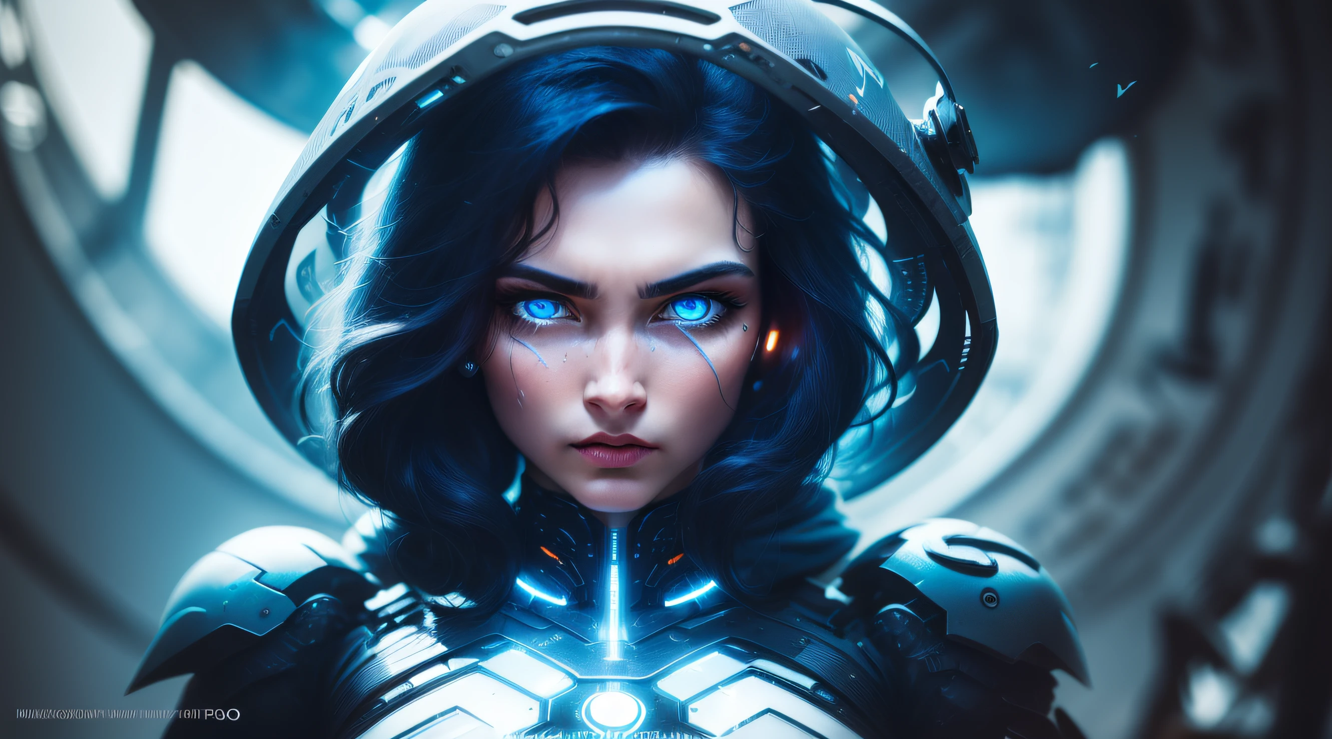 Um gato fofinho, ((obra prima, foto premiada, extremamente detalhado)), of black hair, de corpo inteiro,  ((futuristic technological blue eyes:1.5)), ((com detalhes intrincados,  qualidade superior, Foto RAW,  8K, UHD)), em (fundo totalmente branco:1.5), (fotorrealista:1.2), (Olhar de tristeza:1.2).