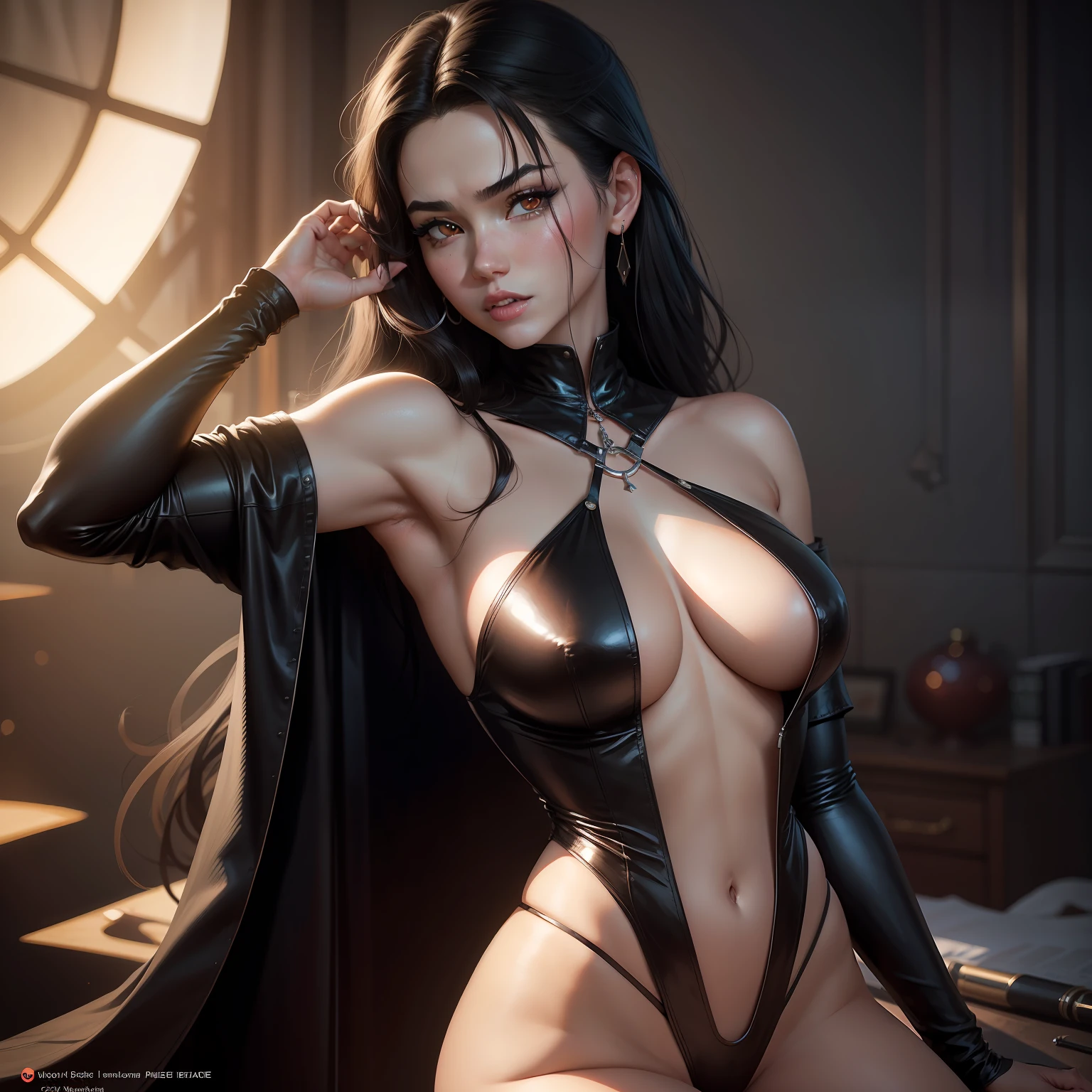 beautiful girl 18 years old, black hair, various poses,Vampire cover by mike vandervel, boris villejo, artgerm comic, chris moore. artgerm, artgerm julie bell beeple, by Jorge Jacinto, artgerm jsc, seen on artgerm, alena aenami and artgerm, by John J Park, extremely detailed artgerm