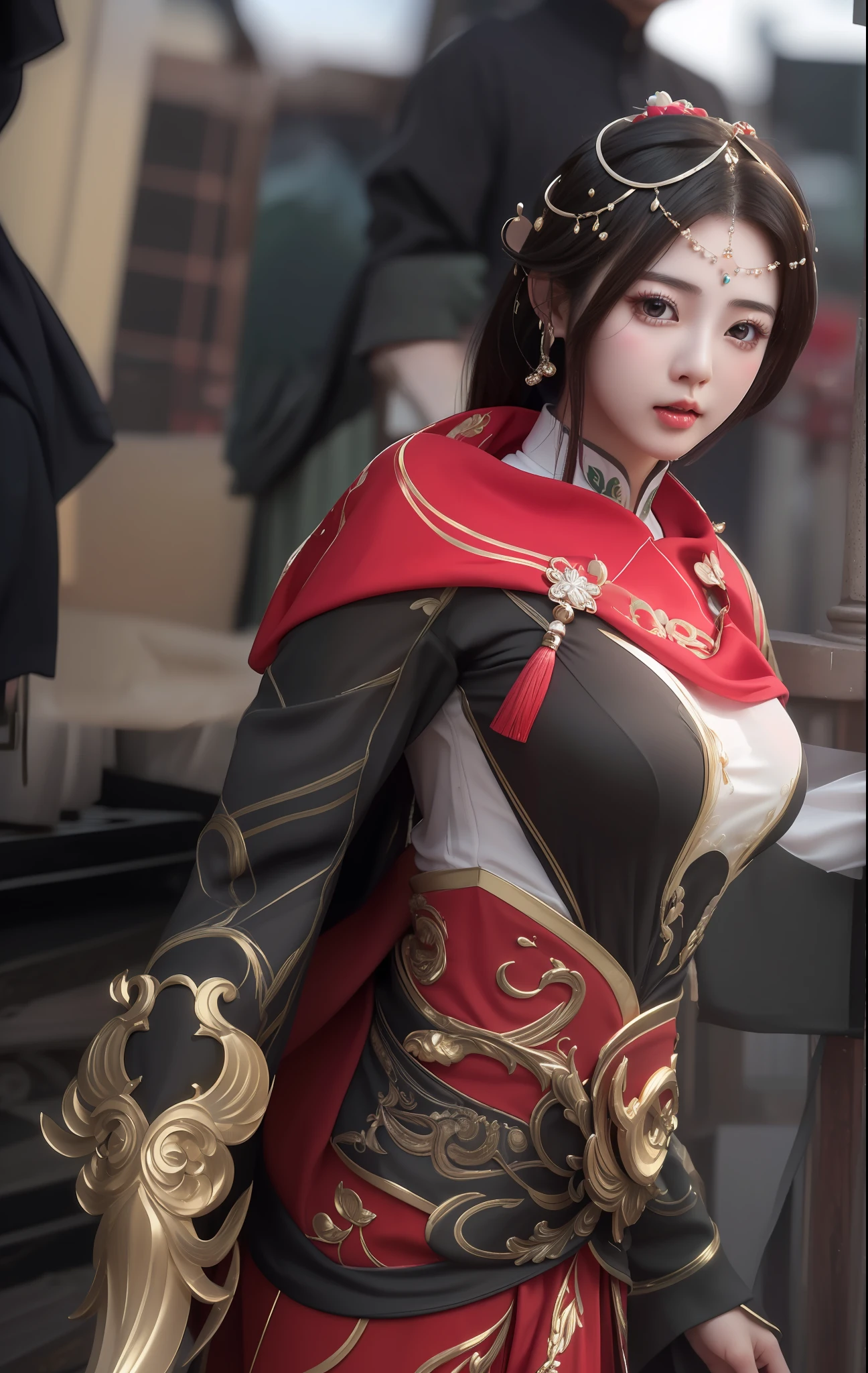 masterpiece, best quality, extremely detailed 8k, ultra hd, ultra-detailed, highly detailed, highly realistic, ultra-realistic, hyperrealistic, (1girl:1.5), (beautiful cute Taiwanese Idol woman:1.7), (beautiful cute Pakistani woman:1.5), (detailed realistic skin), (realistic big breasts), slender abs, (closed mouth:1.4), nsfw,