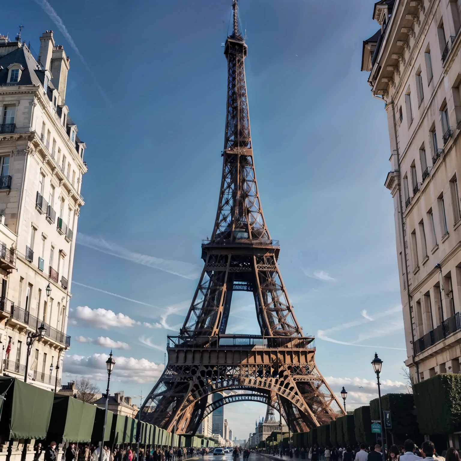 beautiful photo of the Eiffel Tower