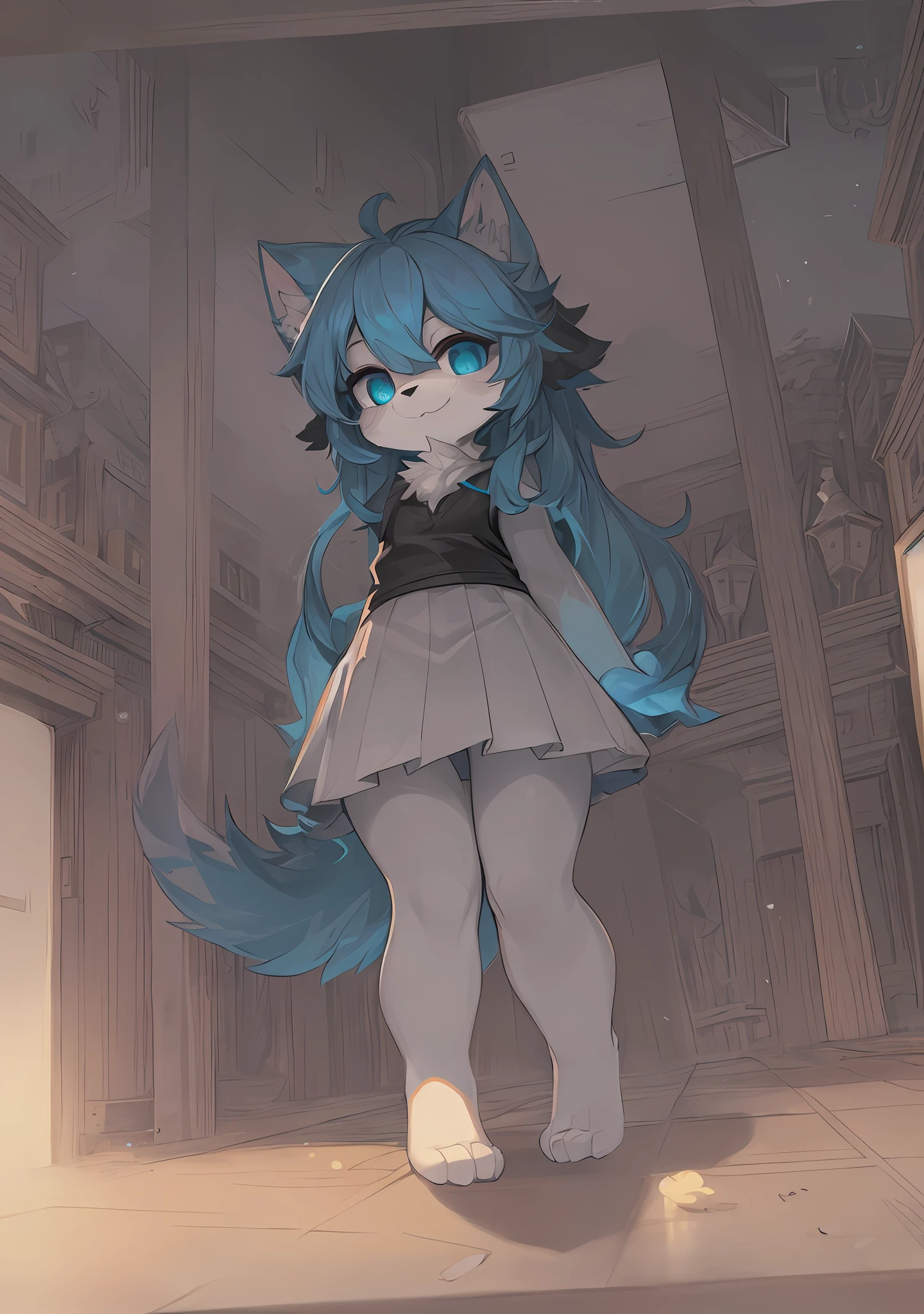 furry, cute face,  ambient light, ultra detailed fur, volumetric light
