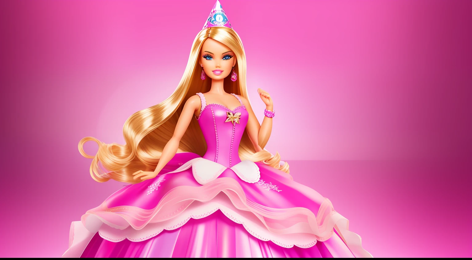BARBIE BIRTHDAY WALLPAPER