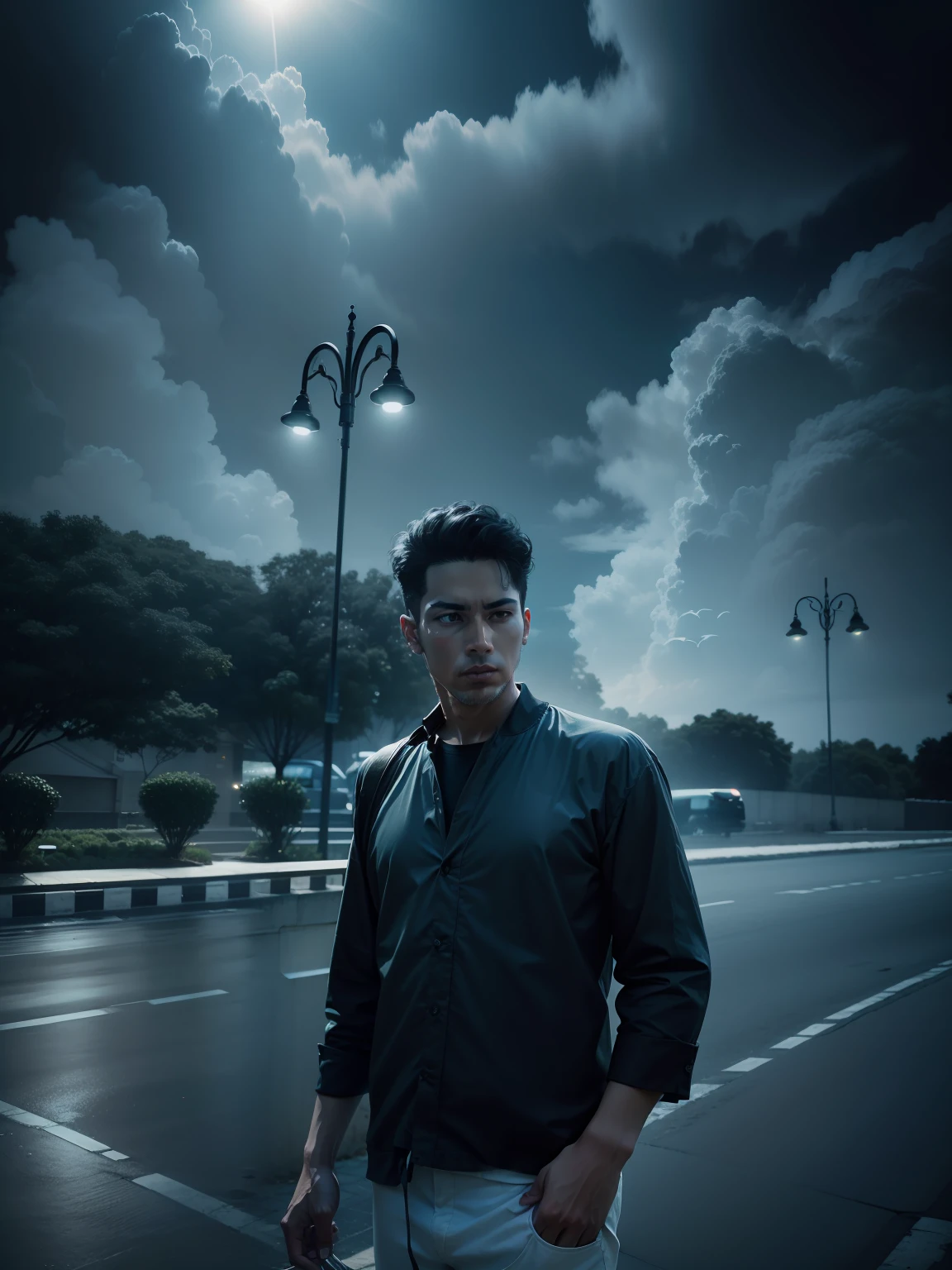 Change background dark theme , hyparrealistic, photography