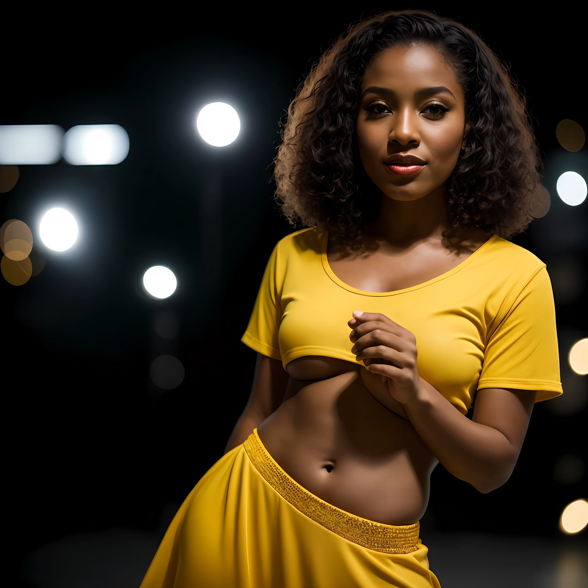 Blkmndy, aggression, Dancing on Pauco, textura natural da pele, hiper realismo luz suave, foto de retrato em close de perla negra, Filmes, studio illumination, pele detalhada, Ultra realista, Bokeh, Crystal clear resources, 8k UHD, alta qualidade, filmic grain, Fujifilm XT3